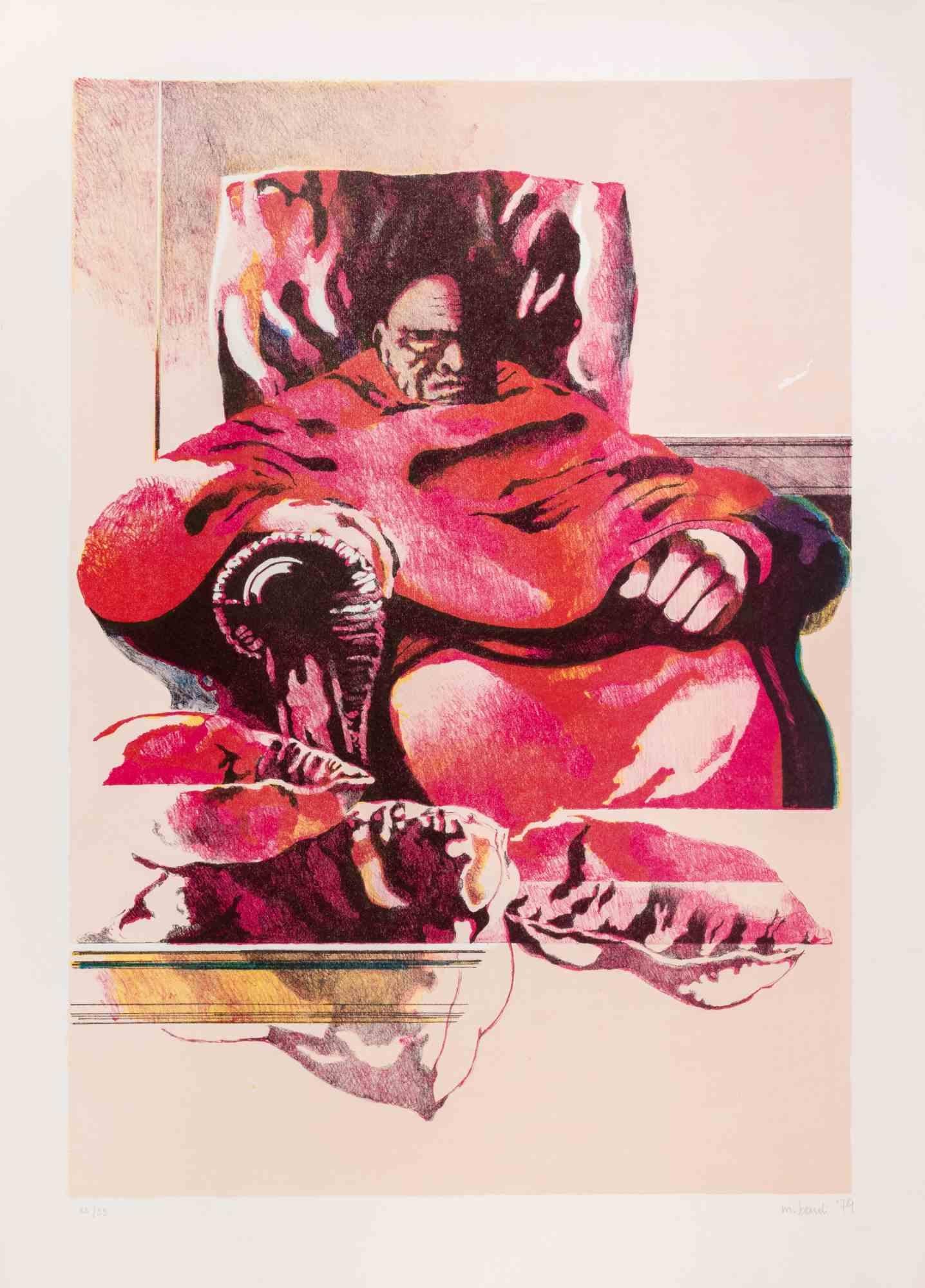 The Cardinal - Lithograph by Mario Bardi - 1979