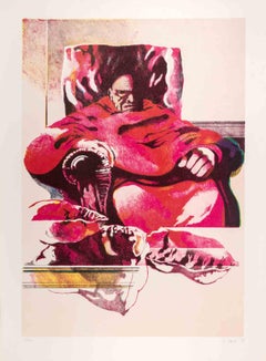 The Cardinal - Lithograph by Mario Bardi - 1979
