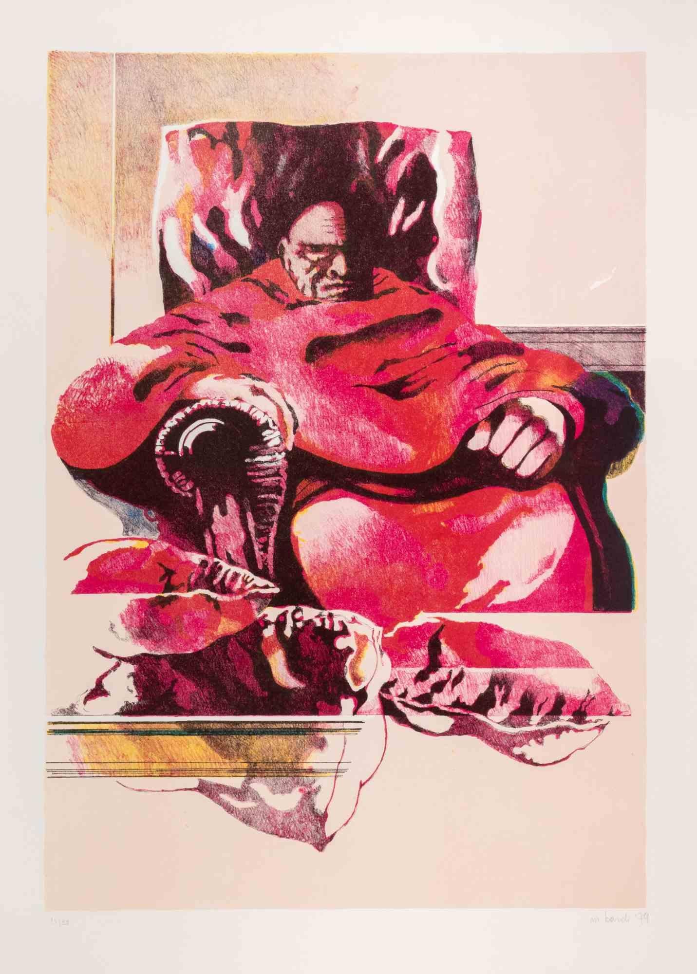 The Cardinal - Lithograph by Mario Bardi - 1979