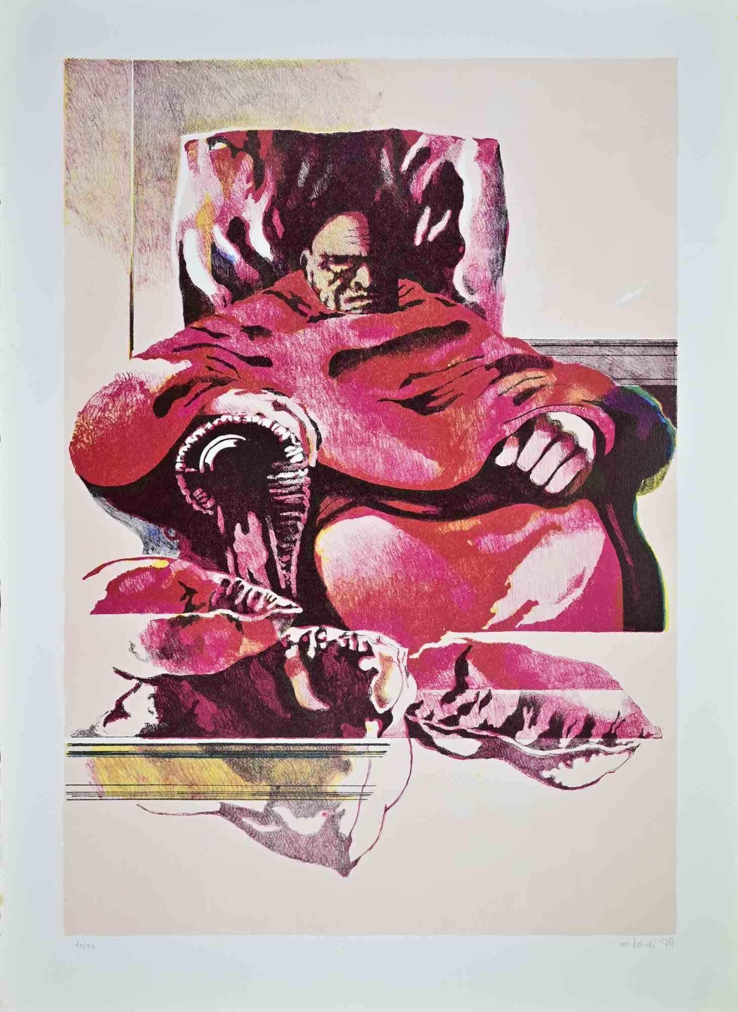 The Cardinal - Lithograph by Mario Bardi - 1979