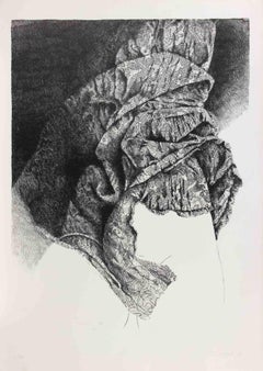 Veiled Figure - Lithograph by Mario Bardi - 1980