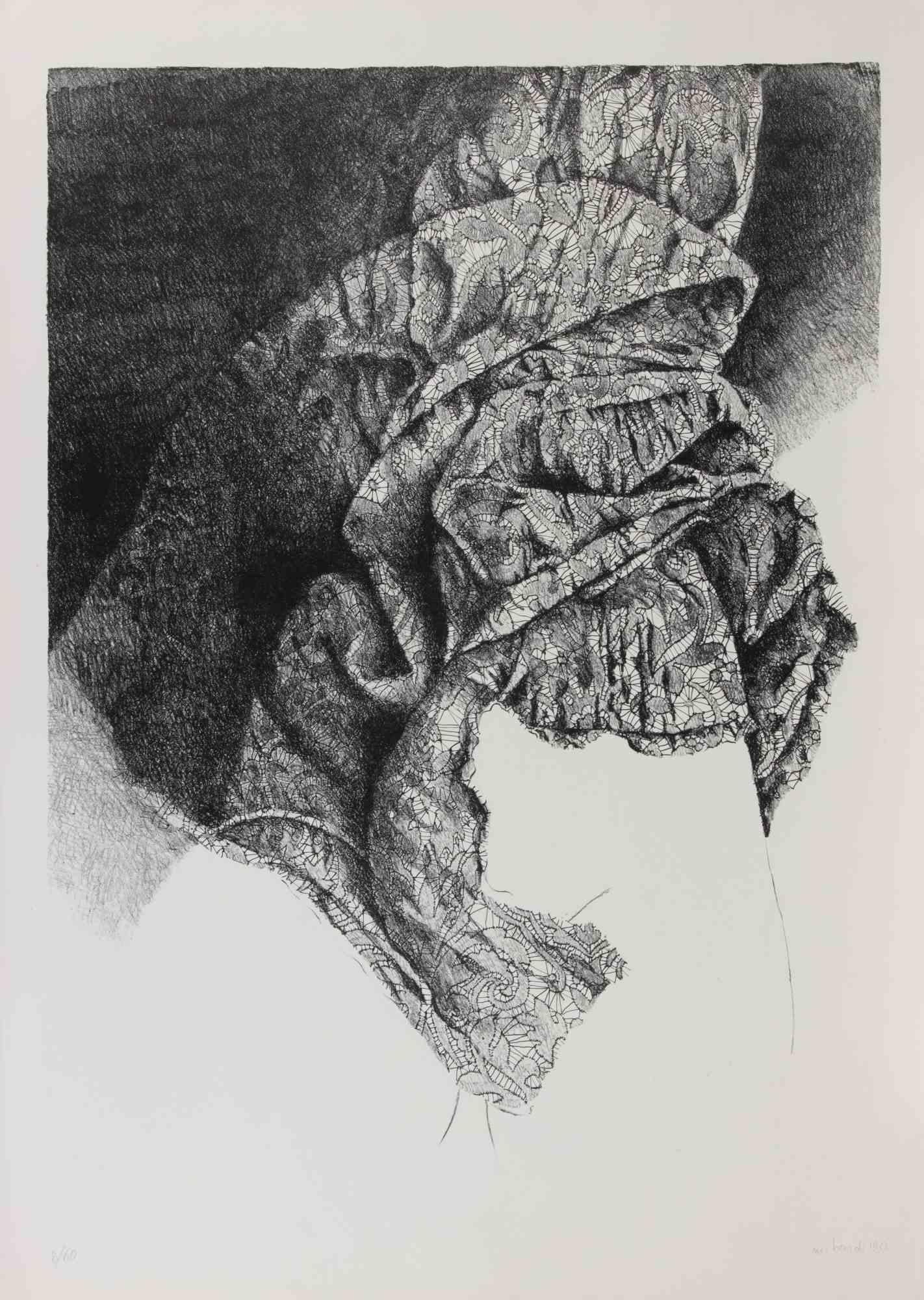 Lithograph on paper, realized by Mario Bardi in 1980.

Hand signed, numbered and dated in pencil.

Edition of 60.

Very good condition.