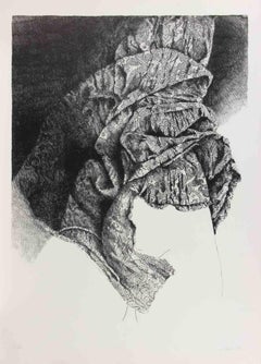 Veiled Figure - Lithograph by Mario Bardi - 1980