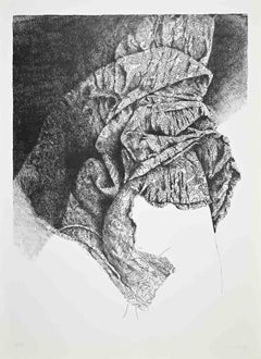 Veiled Figure - Lithograph by Mario Bardi - 1980