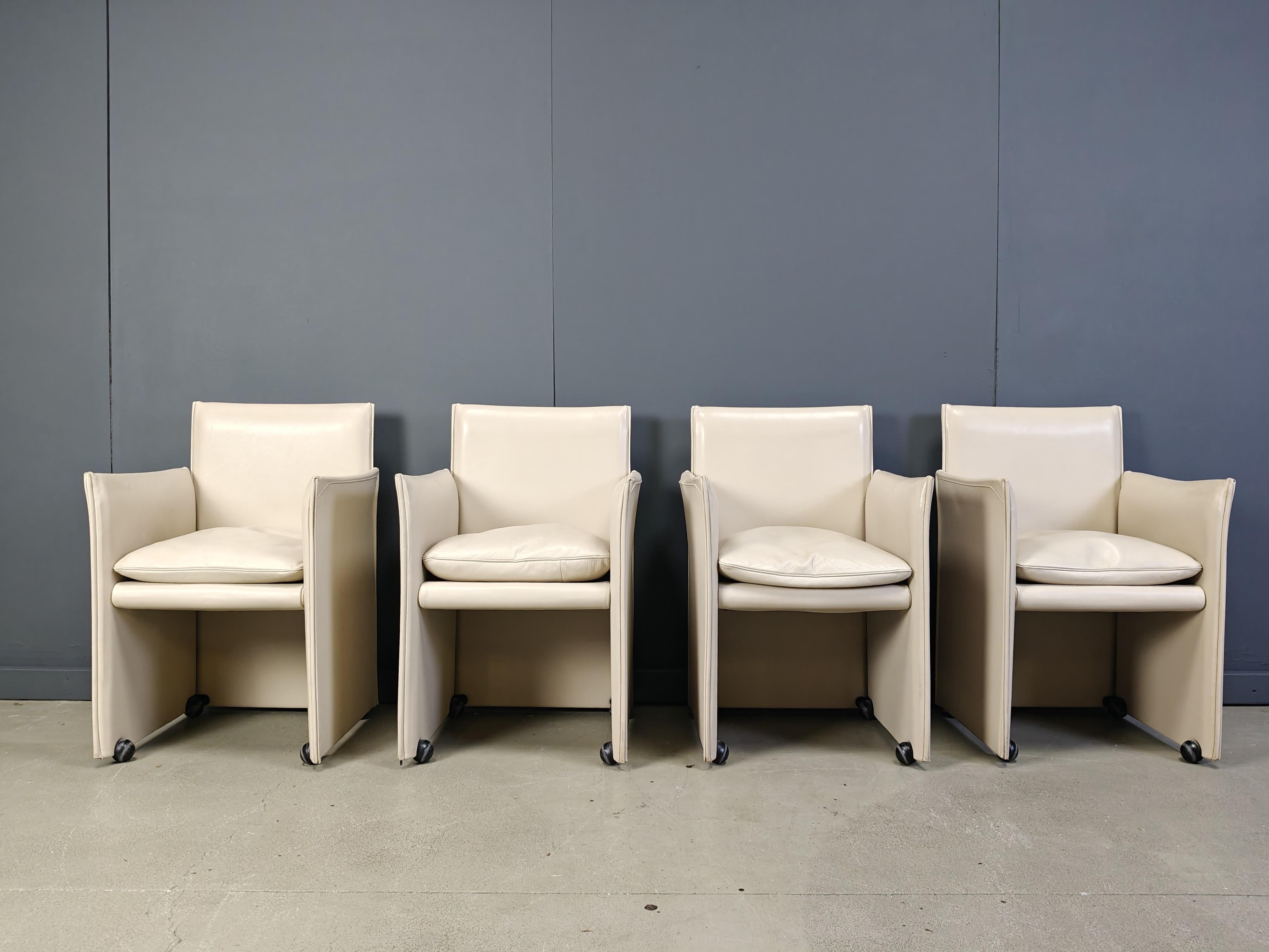 Mario Bellini 401 Break Chairs für Cassina, 1990er-Jahre im Angebot 3