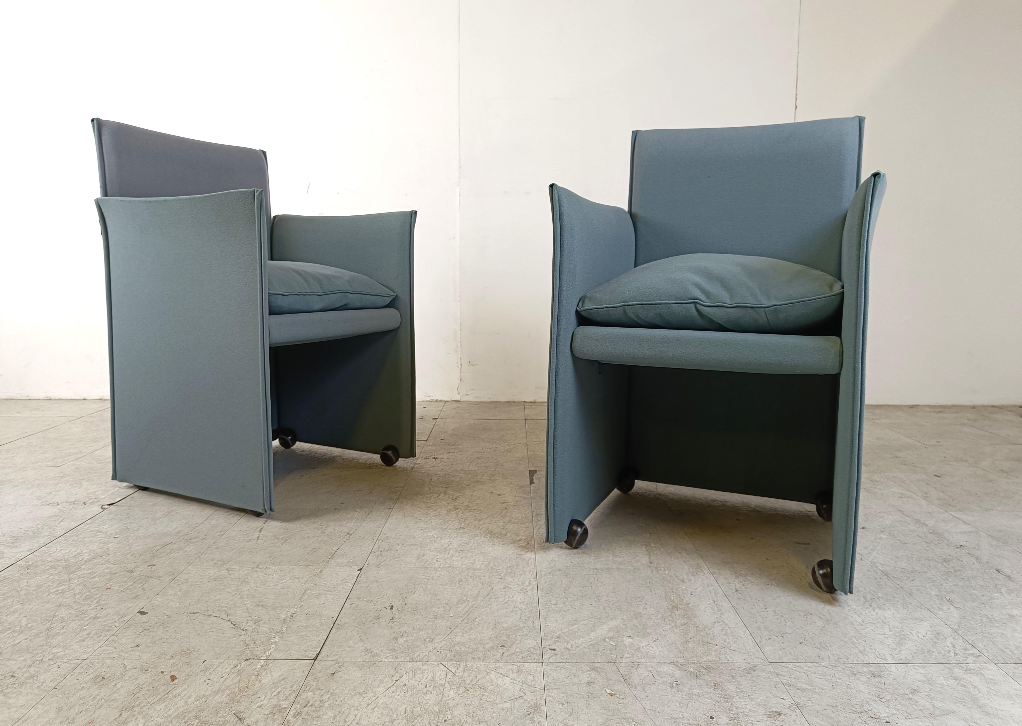 Mario Bellini 401 Break chairs for Cassina, 1990s  4