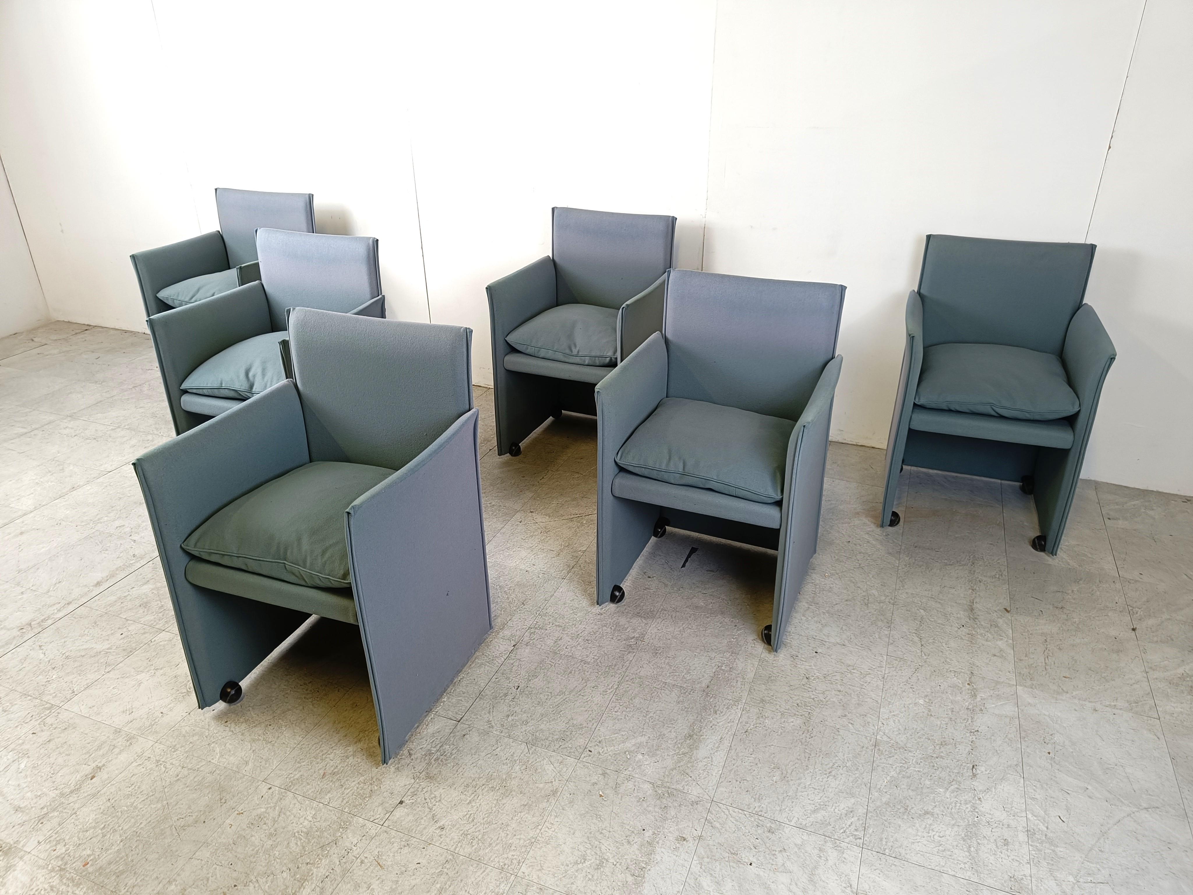 Mario Bellini 401 Break chairs for Cassina, 1990s  In Good Condition In HEVERLEE, BE