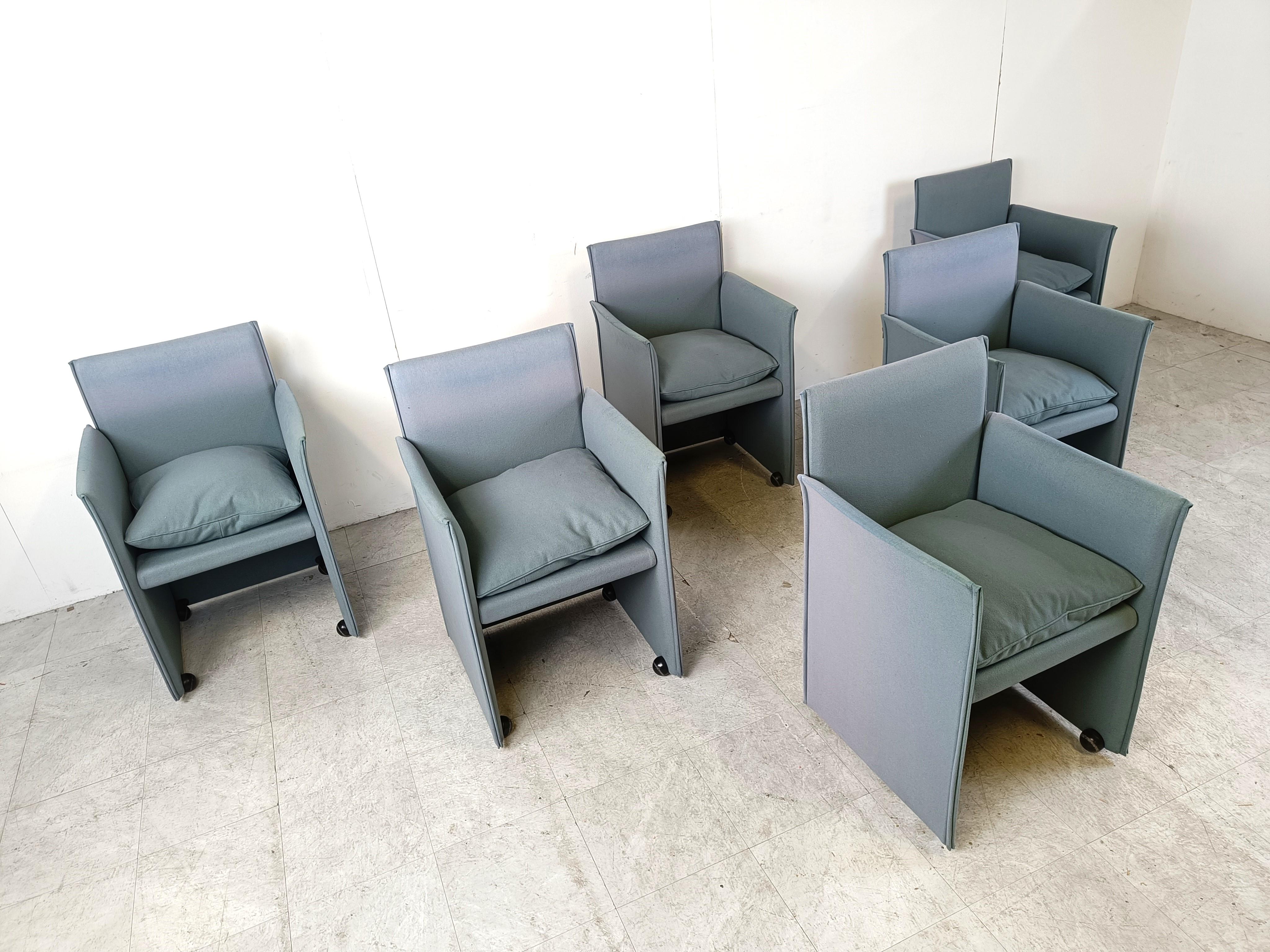 Late 20th Century Mario Bellini 401 Break chairs for Cassina, 1990s 
