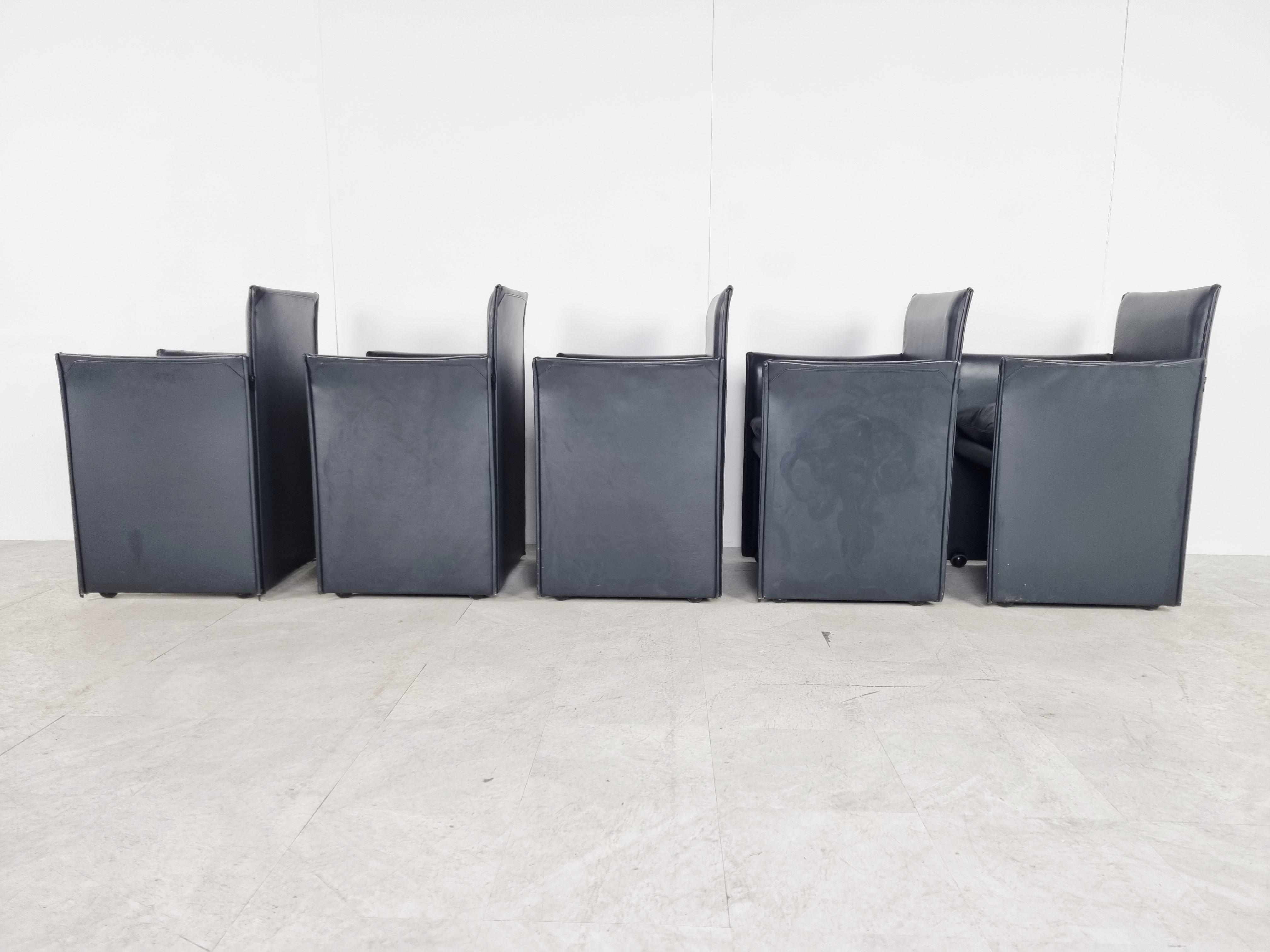 Mario Bellini 401 Break Chairs for Cassina, 1990s 1