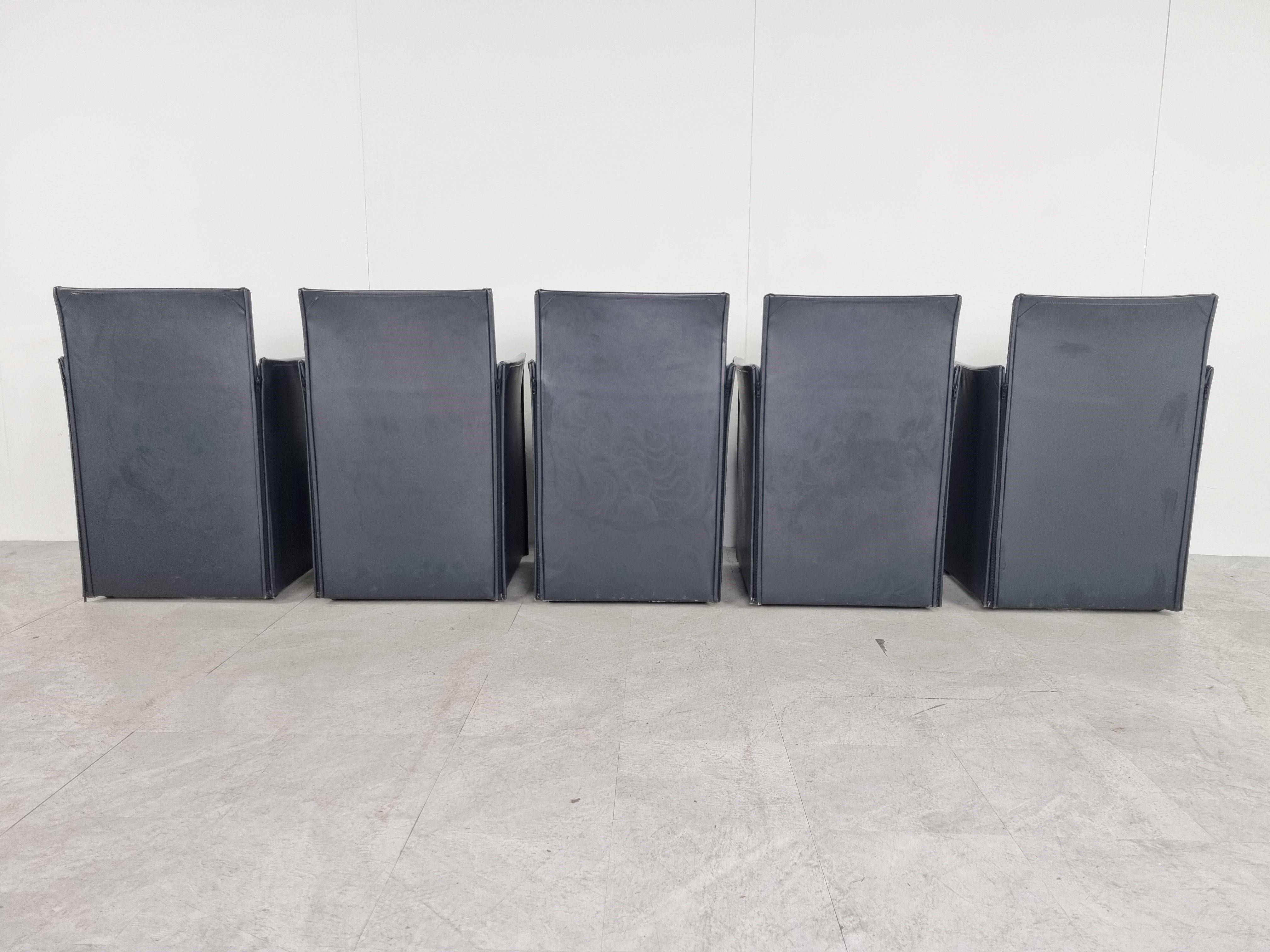 Mario Bellini 401 Break Chairs for Cassina, 1990s 2