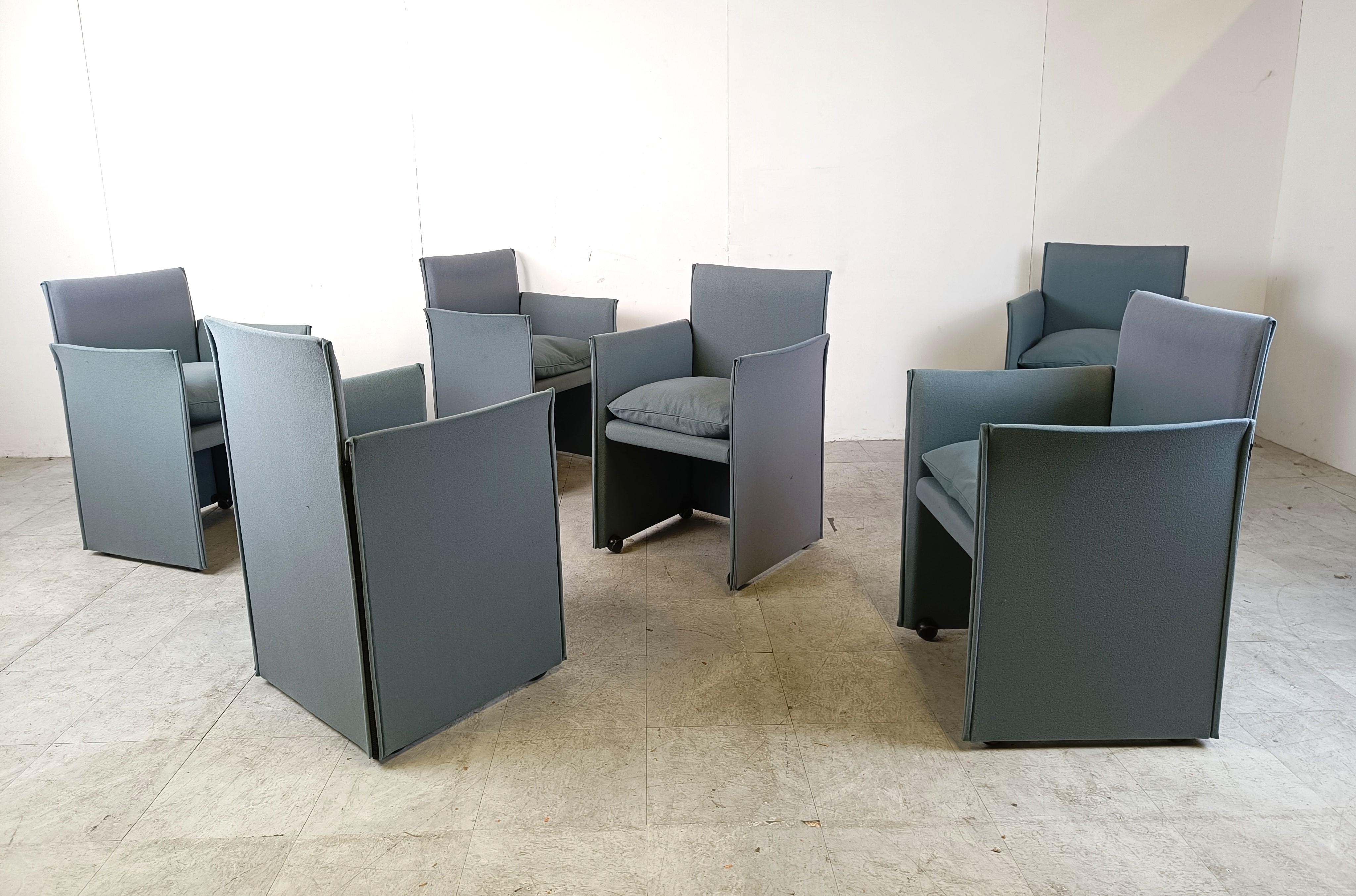 Mario Bellini 401 Break chairs for Cassina, 1990s  1