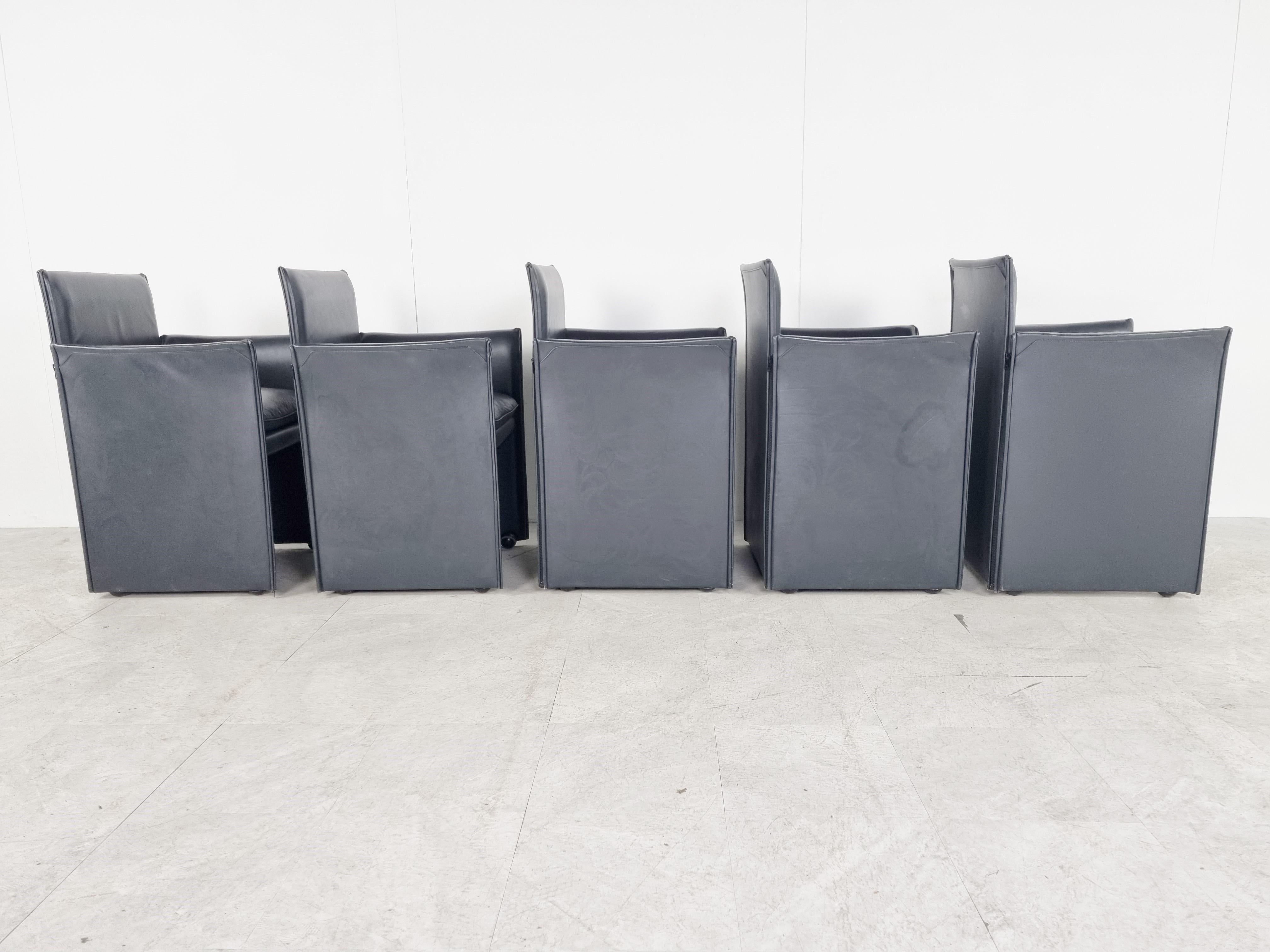 Mario Bellini 401 Break Chairs for Cassina, 1990s 3