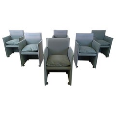 Mario Bellini 401 Break chairs for Cassina, 1990s