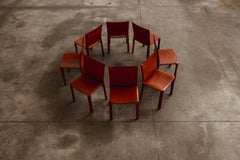 Mario Bellini 412 chaises de salle à manger « CAB » pour Cassina, 1978, lot de 8