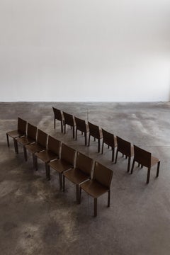 Mario Bellini "CAB 412” Dining Chairs for Cassina, 1978, Set of 14