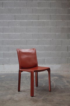 Mario Bellini 412 "CAB" Dining Chairs for Cassina, 1978, Set of 8