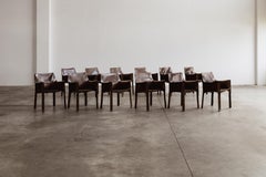 Mario Bellini 413 chaises « CAB » pour Cassina, 1977, ensemble de 12 pièces