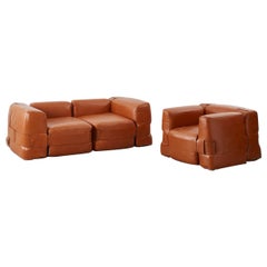 Mario Bellini 932 Quartet Sofa & Chair for Cassina, Italy 1964