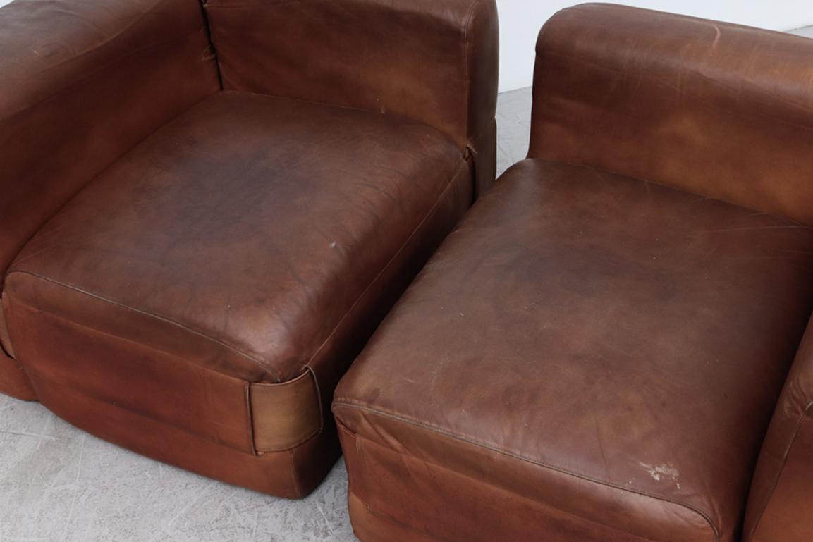 Leather Mario Bellini '932 Quartet' Sofa