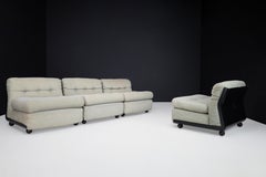 Canapé modulaire à quatre places en tissu Mario Bellini Amanta B&B Italia, Italie, 1970