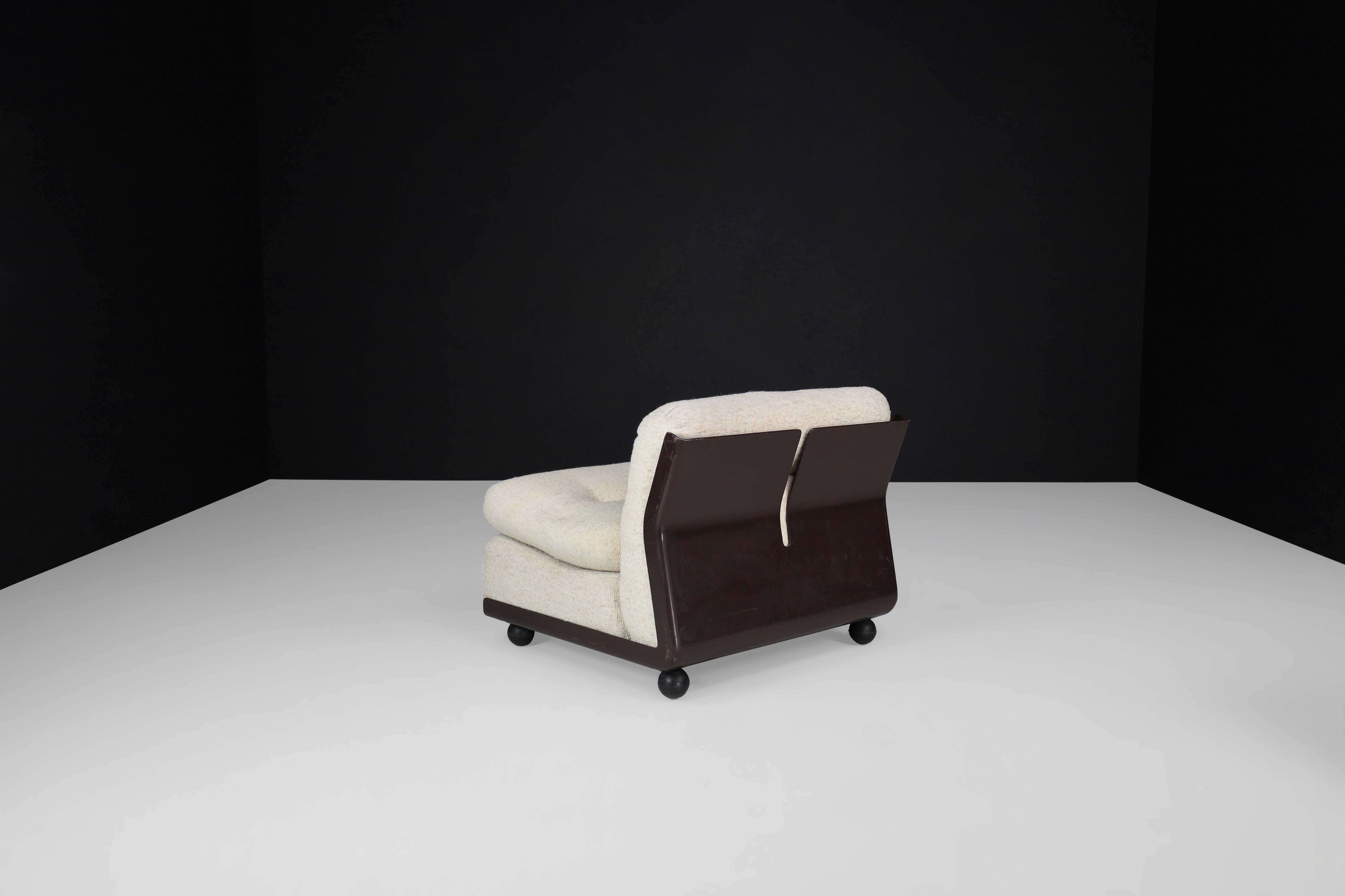 Mario Bellini Amanta B&B Italia Modular Sofa Four Seats in Fabric Italy 1970 For Sale 2