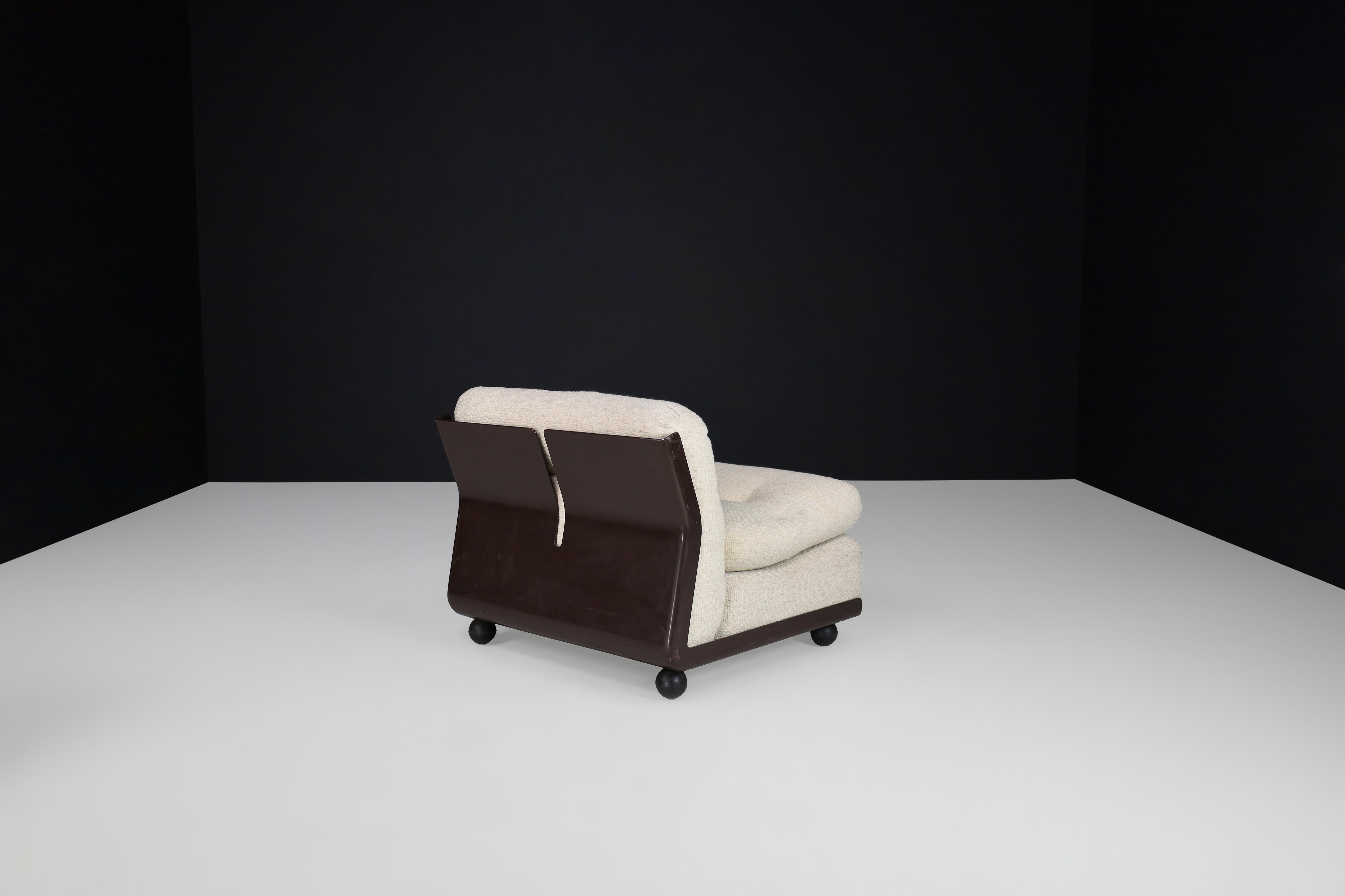 Mario Bellini Amanta B&B Italia Modular Sofa Four Seats in Fabric Italy 1970 For Sale 3