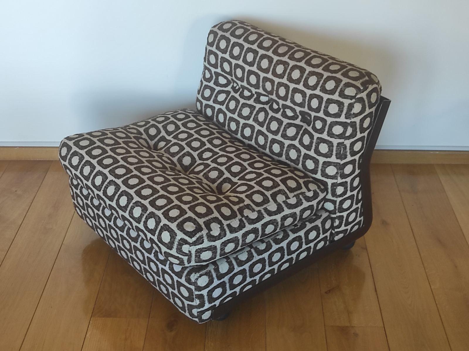 Mid-Century Modern Chaise longue Amanta de Mario Bellini, Italie 1972 en vente