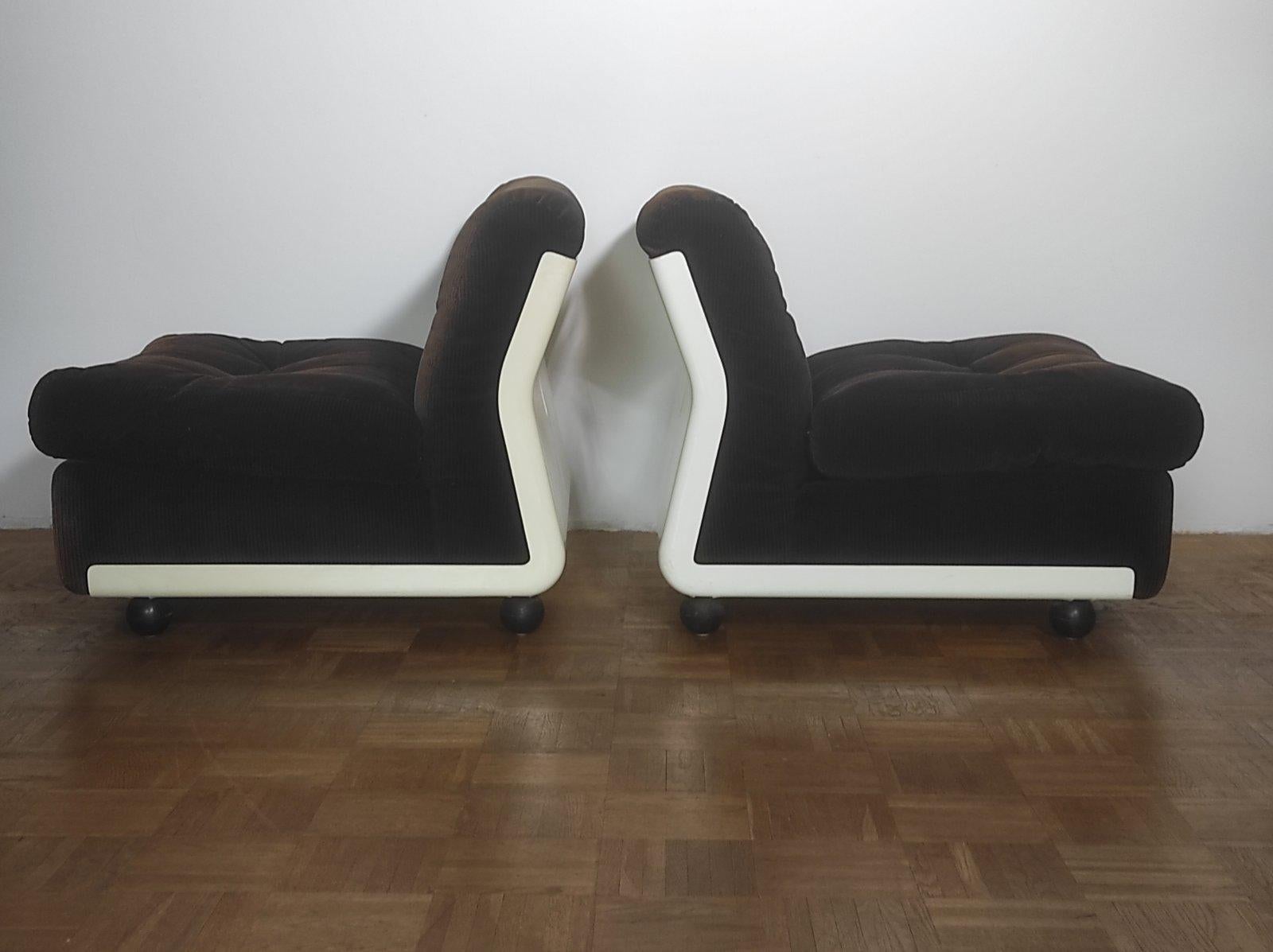 Mario Bellini Amanta Longue Chairs 1970s For Sale 1