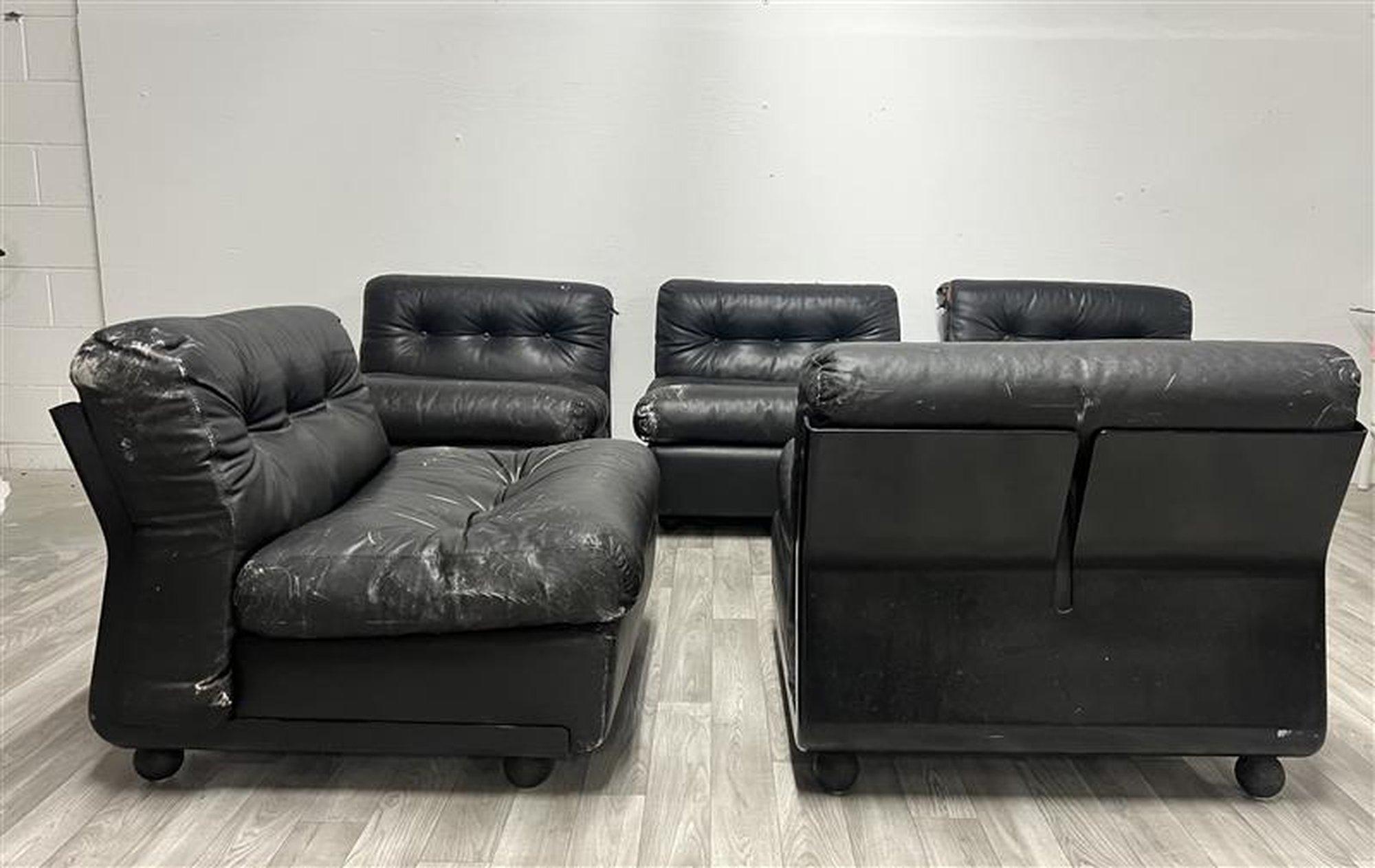 Chaises longues Mario Bellini - 5 Pieces État moyen - En vente à Red Lion, PA