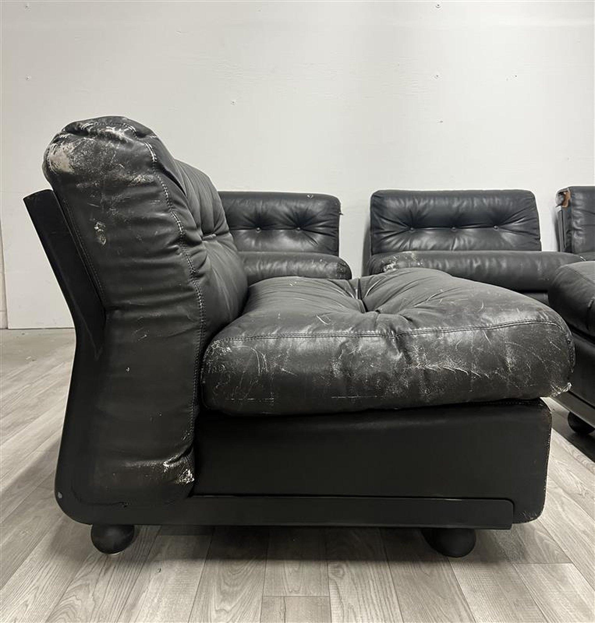 Tissu d'ameublement Chaises longues Mario Bellini - 5 Pieces en vente