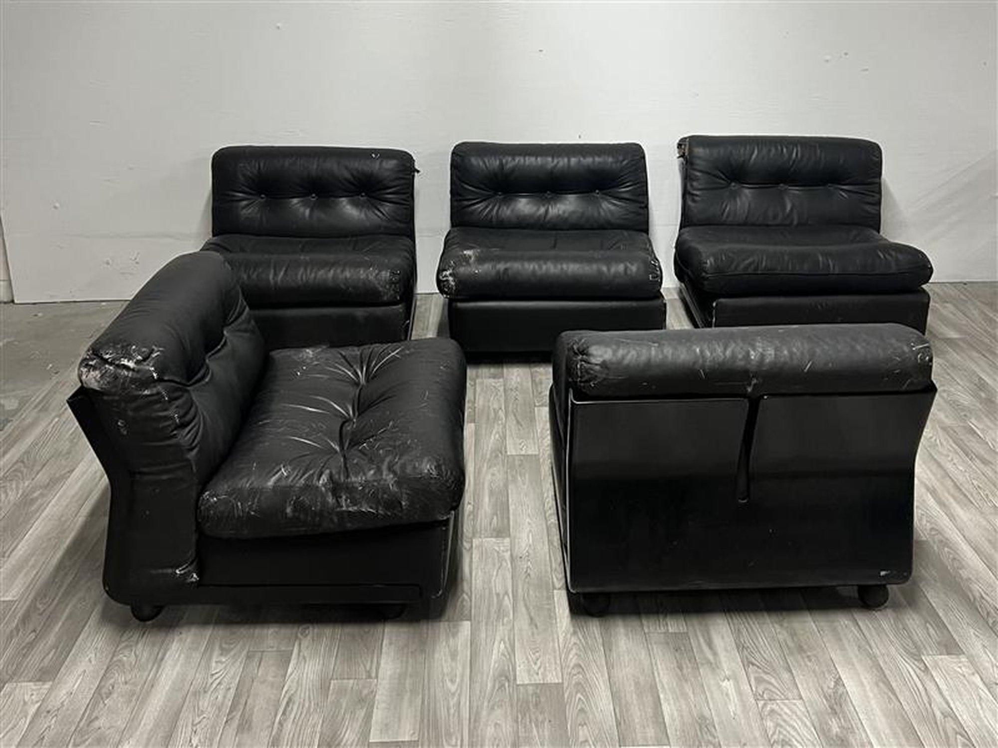 Chaises longues Mario Bellini - 5 Pieces en vente 2