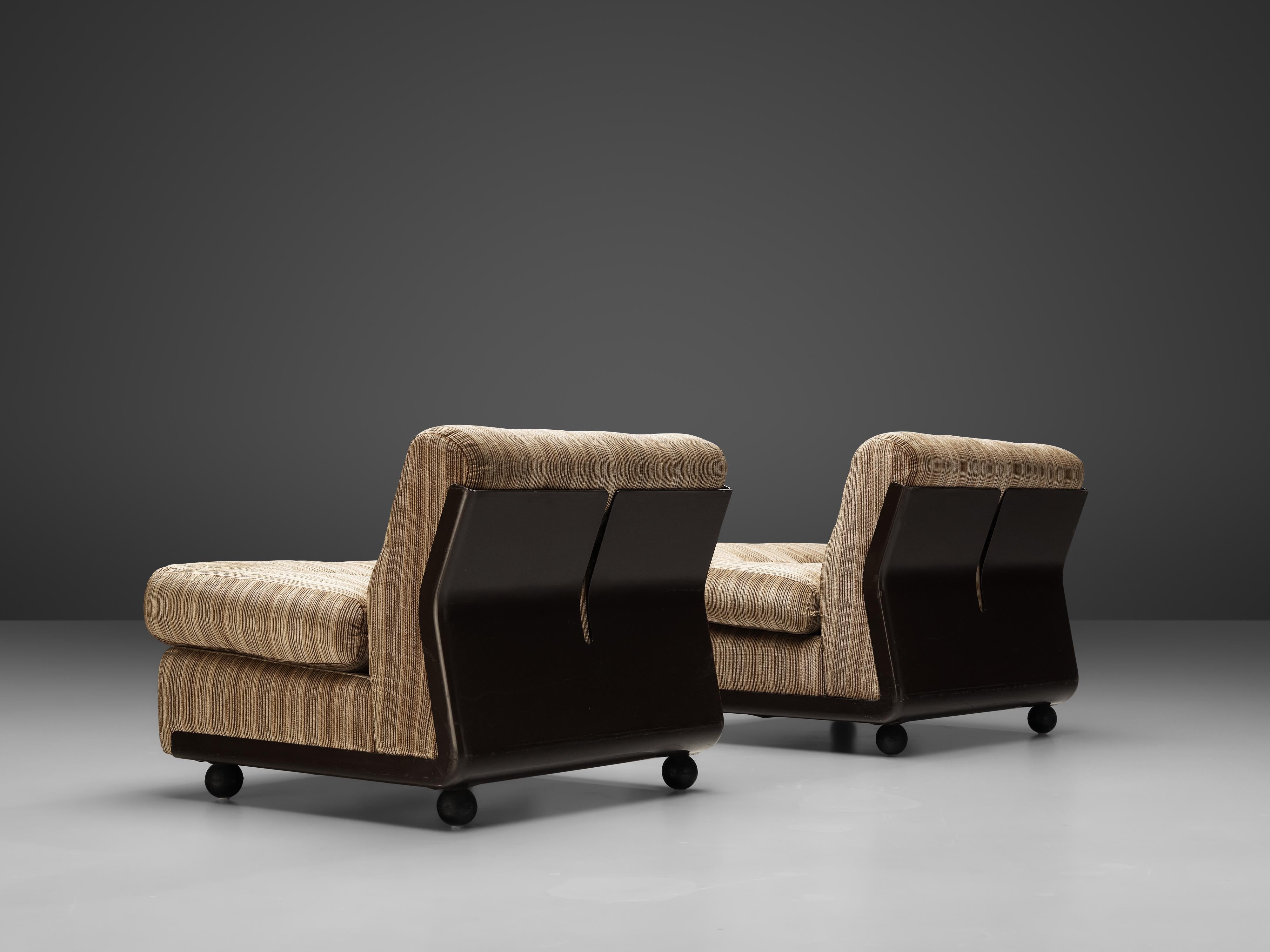 Mario Bellini 'Amanta' Pair of Lounge Chairs in Fiberlite In Good Condition In Waalwijk, NL