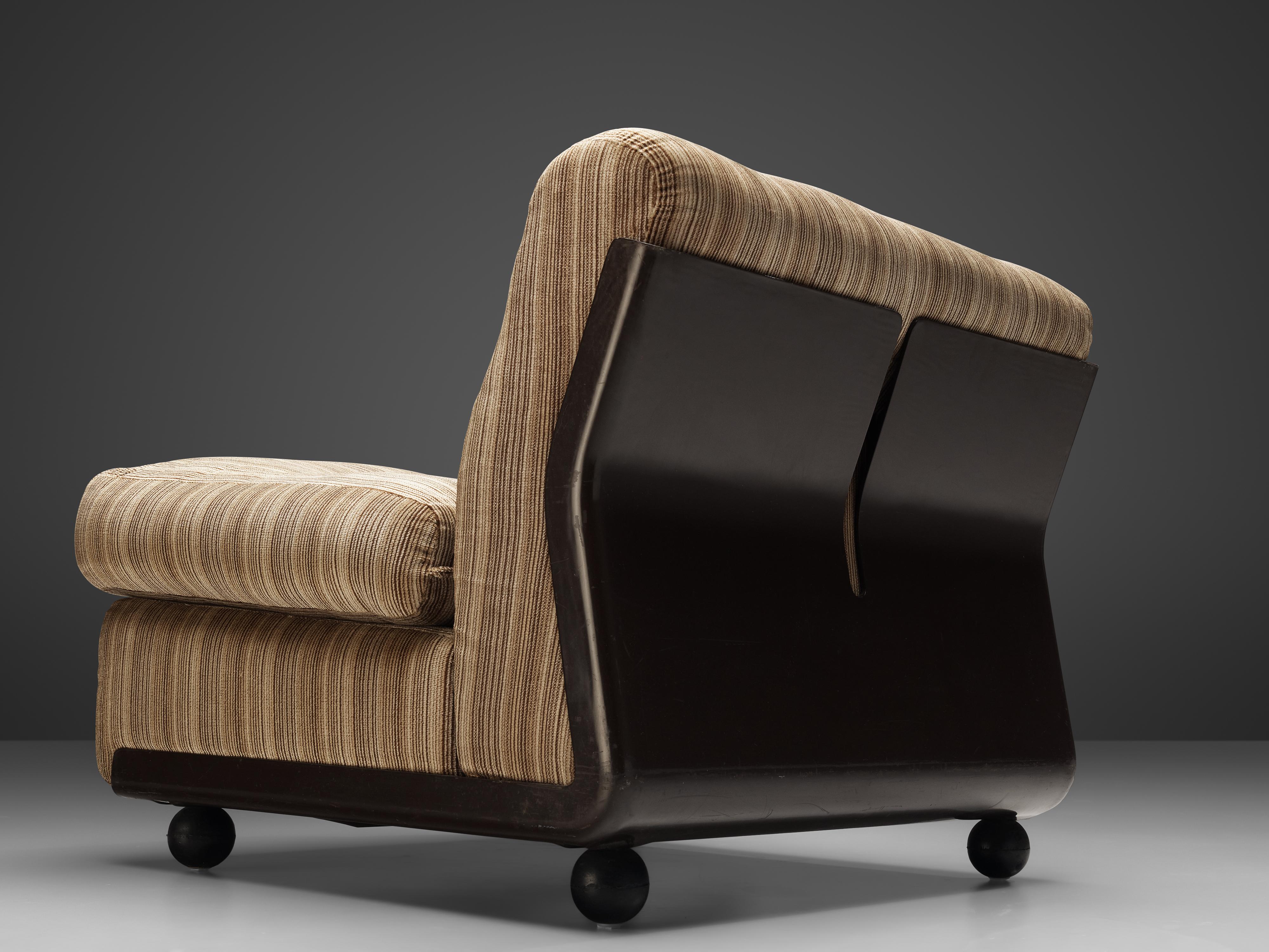 Mid-20th Century Mario Bellini 'Amanta' Pair of Lounge Chairs in Fiberlite