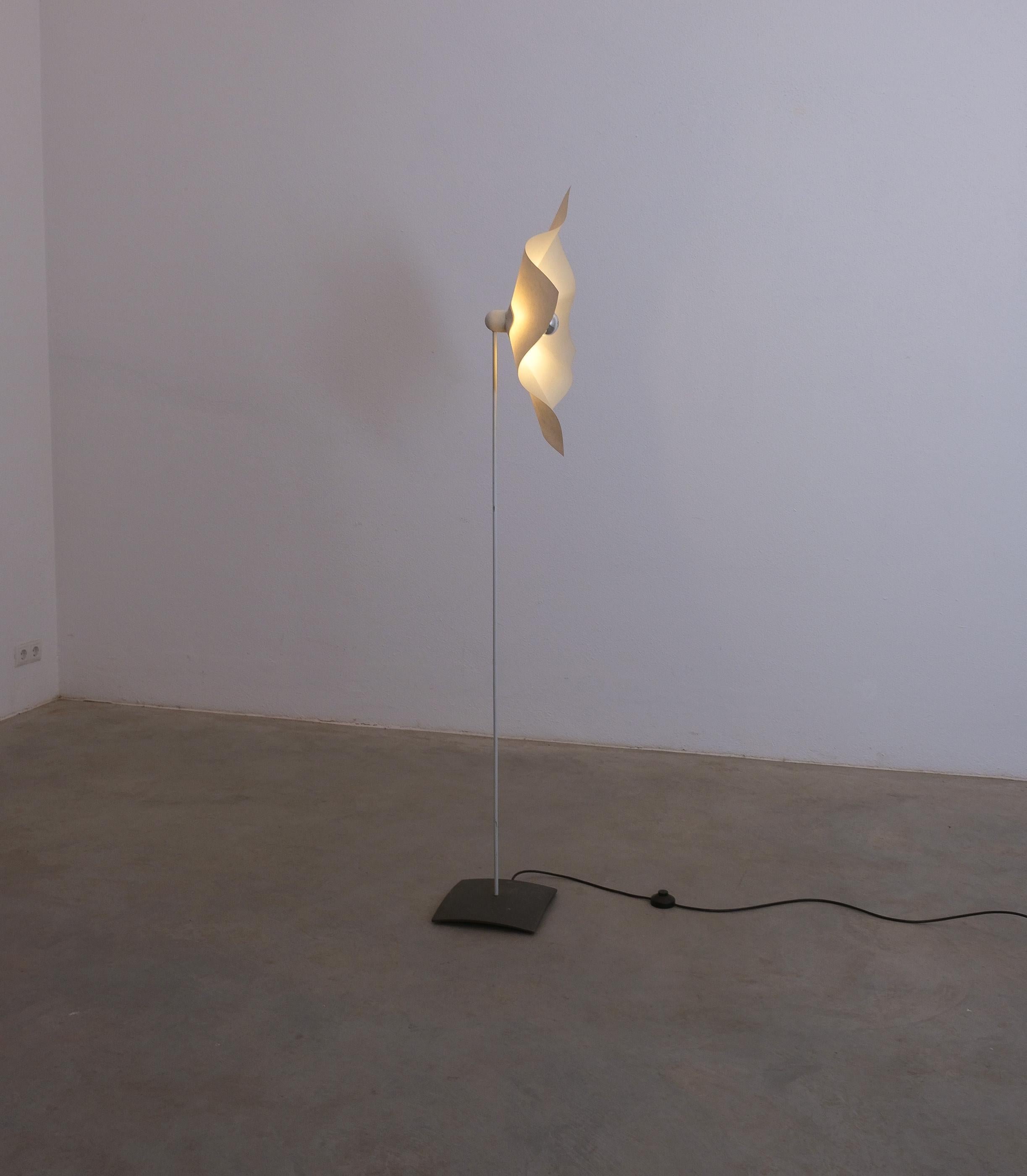 Italian Mario Bellini Area 50 White Floor Lamps (3) by Artemide, Italy, 1976 For Sale