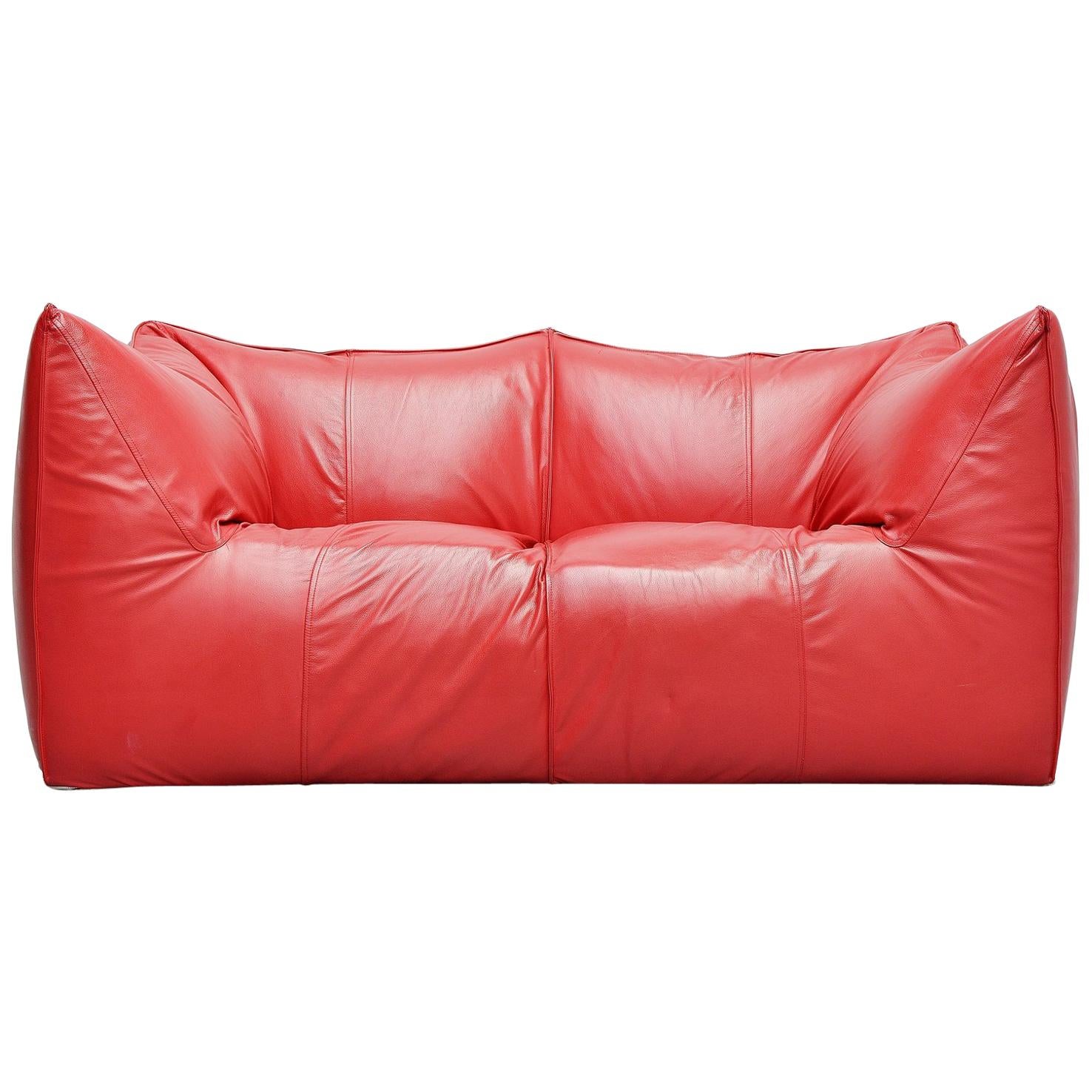 Mario Bellini Bambole Sofa Red B&B Italia 1974