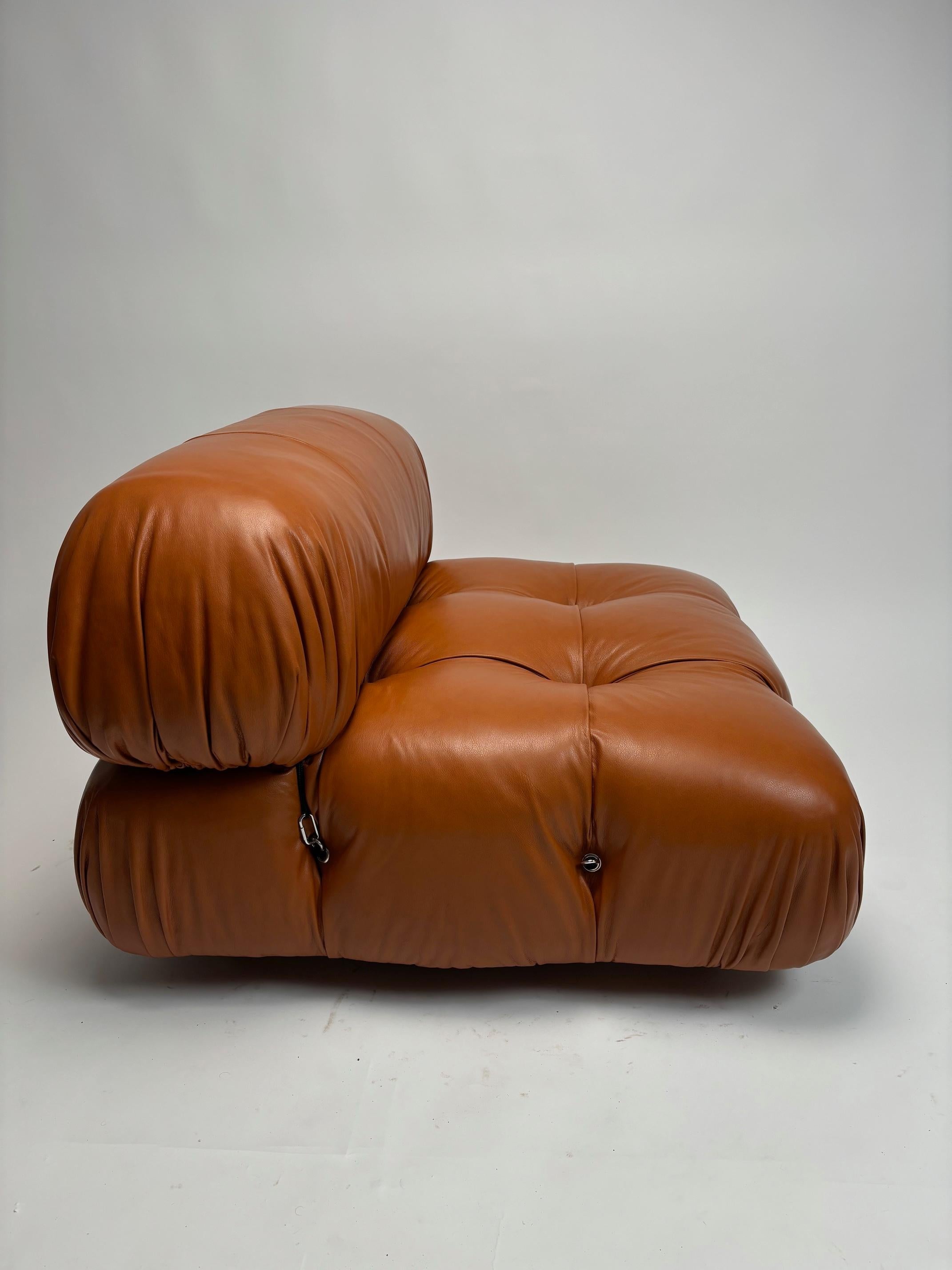 Mario Bellini B&B 'Camaleonda' Loungesessel aus Leder im Angebot 1