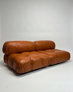 Mario Bellini B&B 'Camaleonda' Lounge Chairs in cognac leather