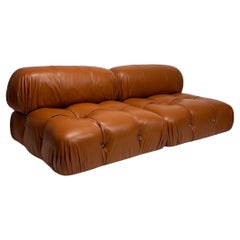 Mario Bellini B&B 'Camaleonda' Lounge Chairs in cognac leather