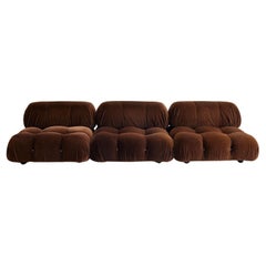 Mario Bellini B&B Italia 'Camaleonda' Modular Sofa in Original Velvet, 1970's