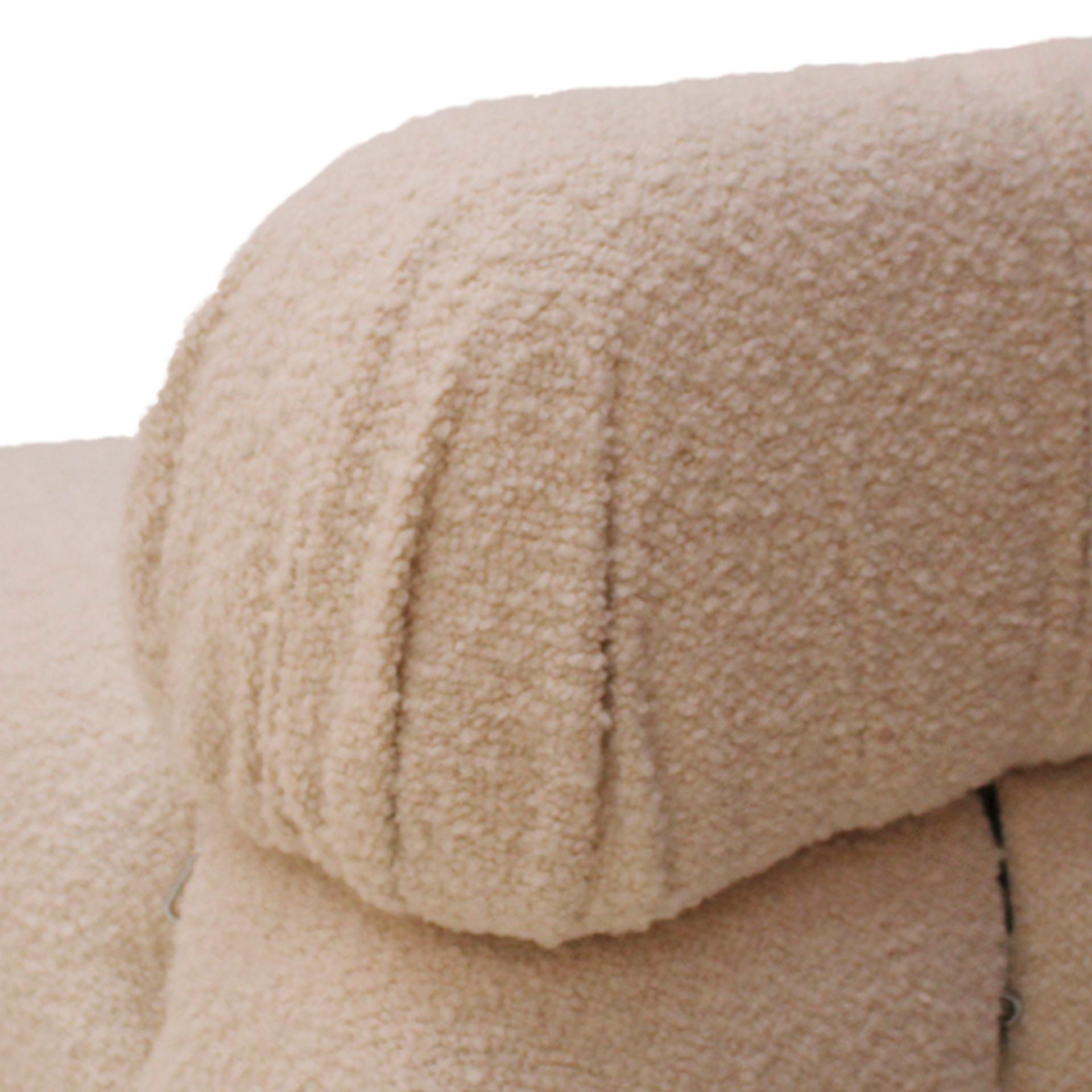 Mario Bellini B&B Italia Camaleonda Canapé modulaire 3 places en tissu bouclé blanc Bon état - En vente à Ibiza, Spain