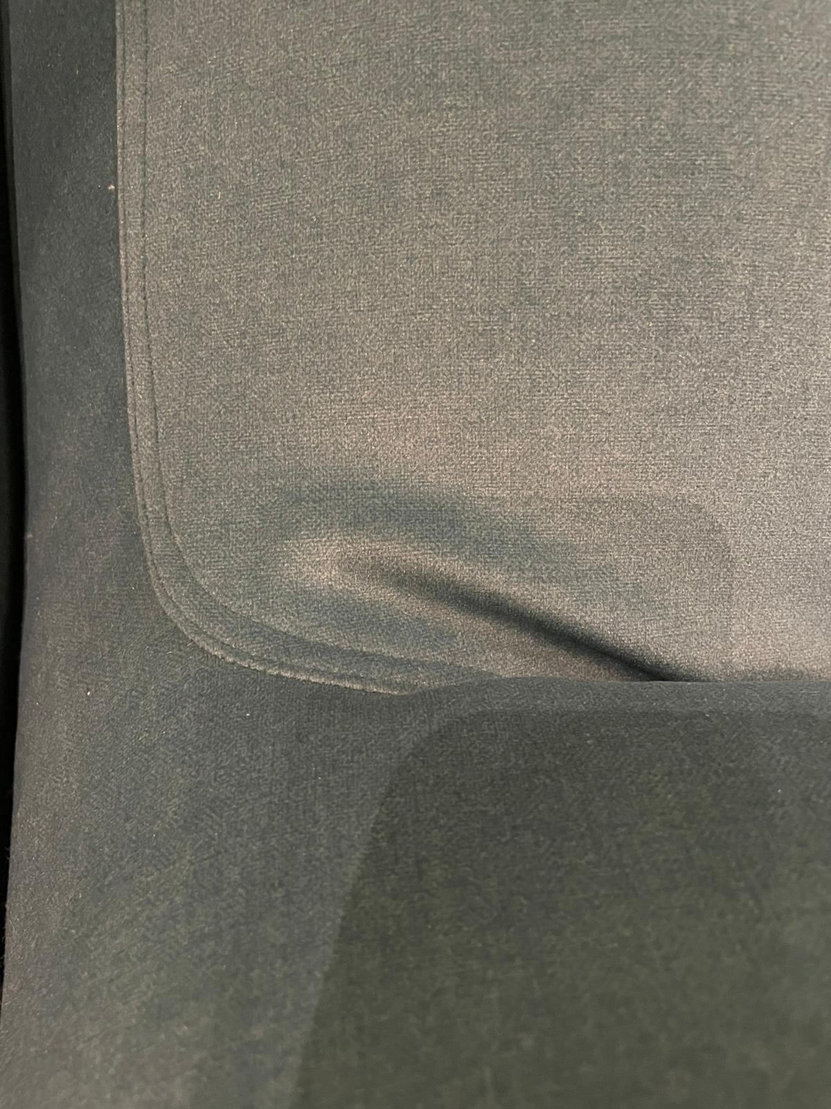 Mario Bellini B&B Le Bambole Lounge Chair Pholstering Petrol Green Fabric, 1979 2