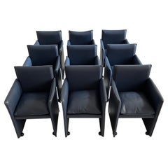 Mario Bellini Breaker Armchair by Cassina 1970s, Set of 9