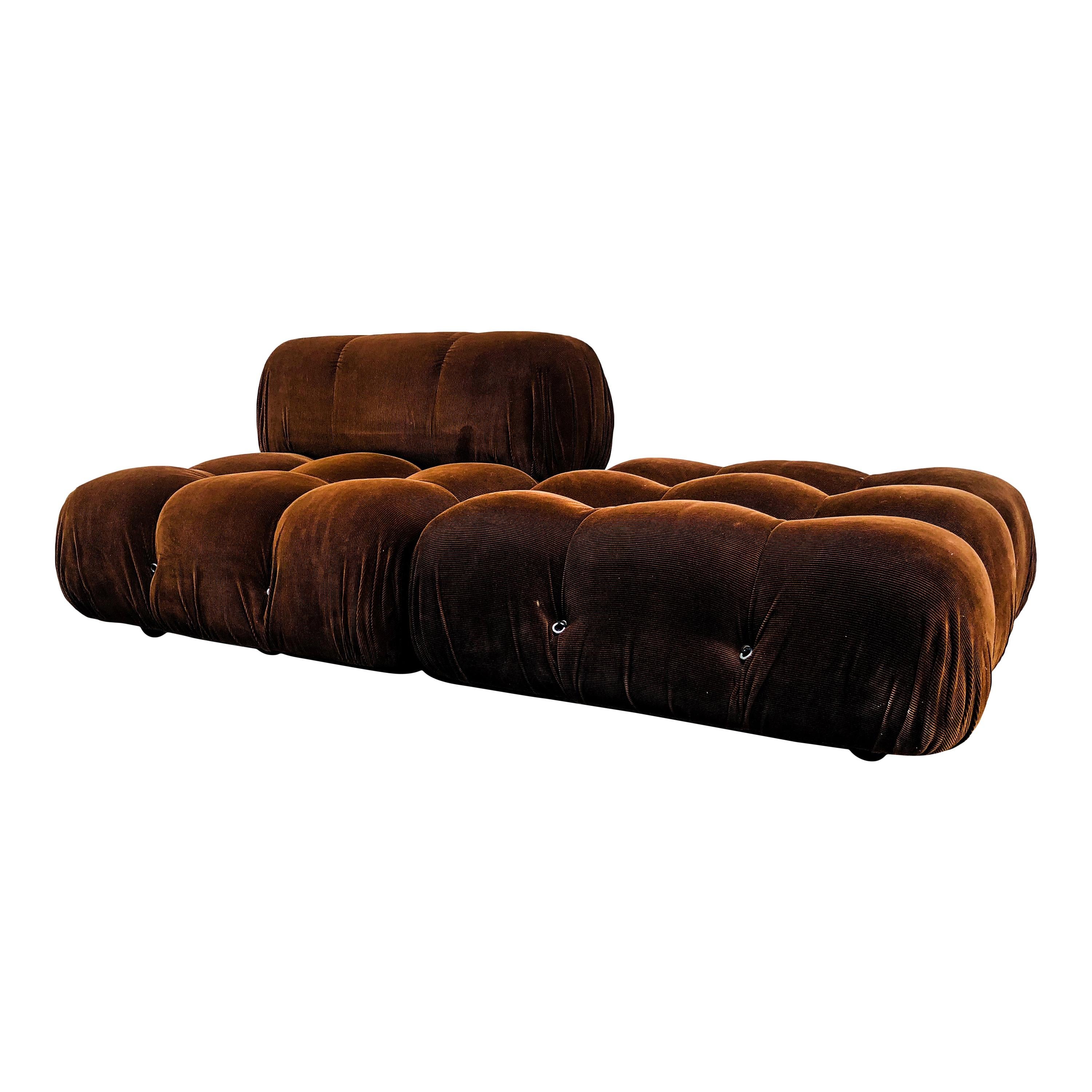 Mario Bellini Brown Velvet 