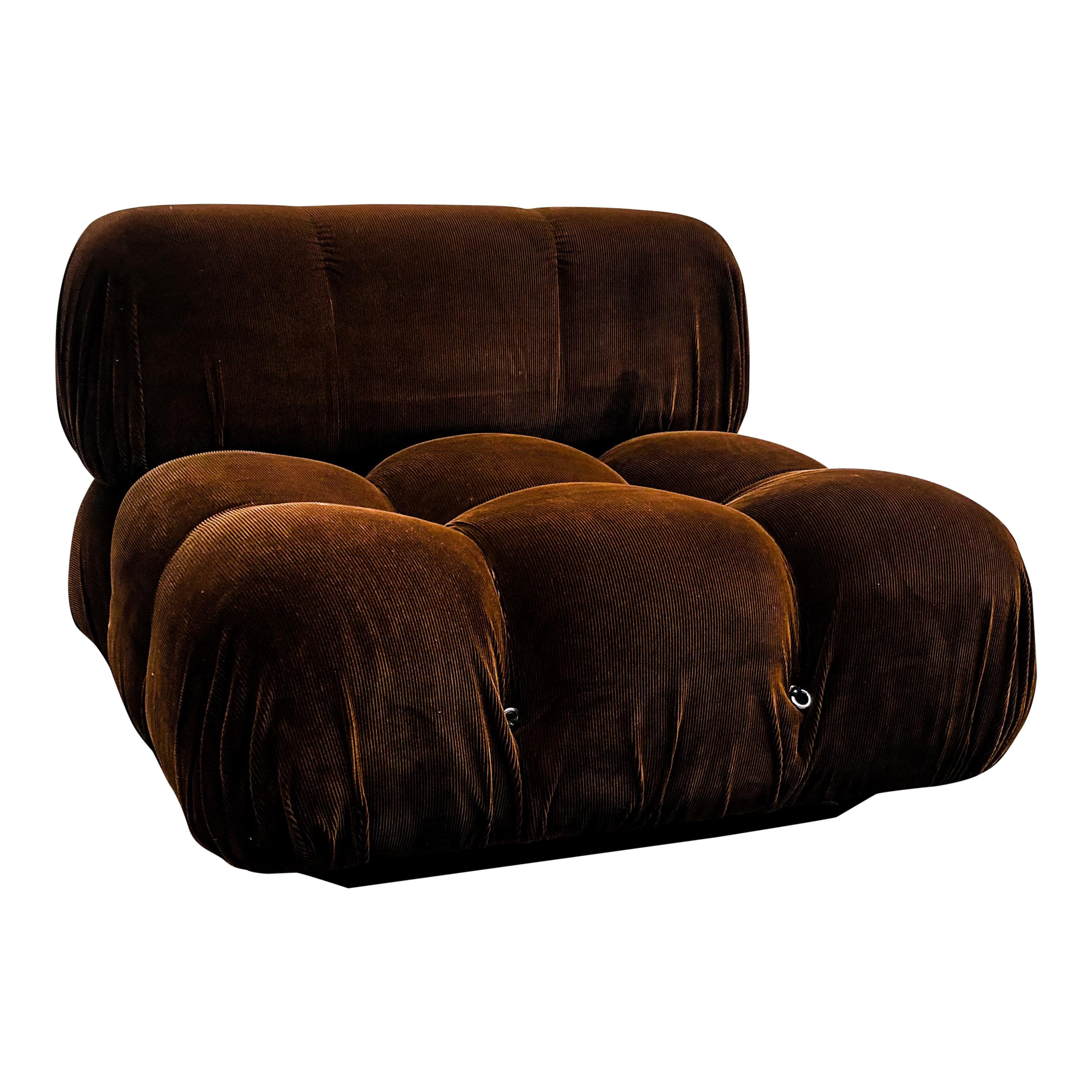 Mario Bellini Brown Velvet 