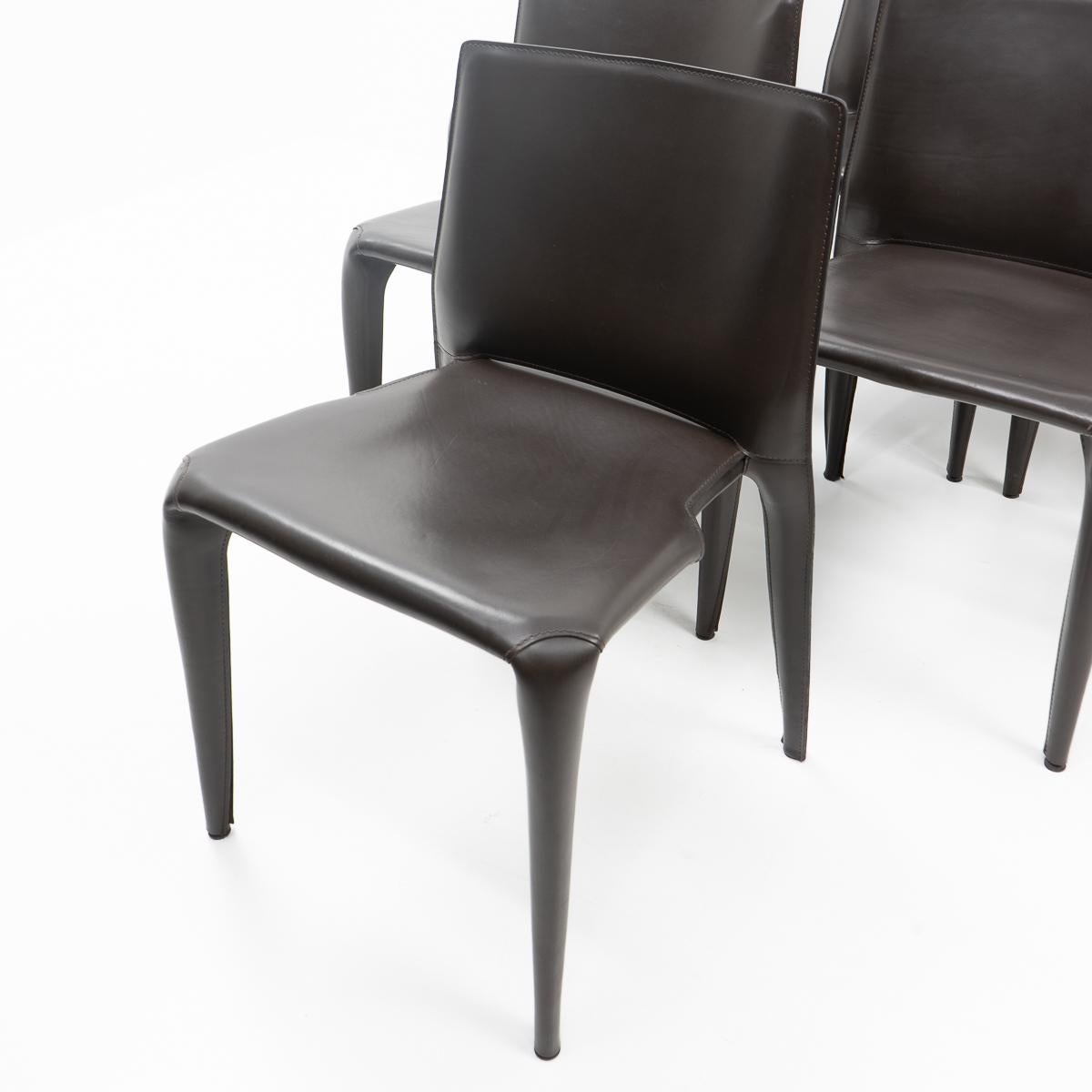 Mario Bellini “Bull” Side Chairs for Cassina, Set of Six, 1990s 3