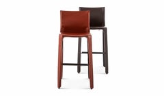 Mario Bellini Cab 410 leather stool for Cassina, Italy - new