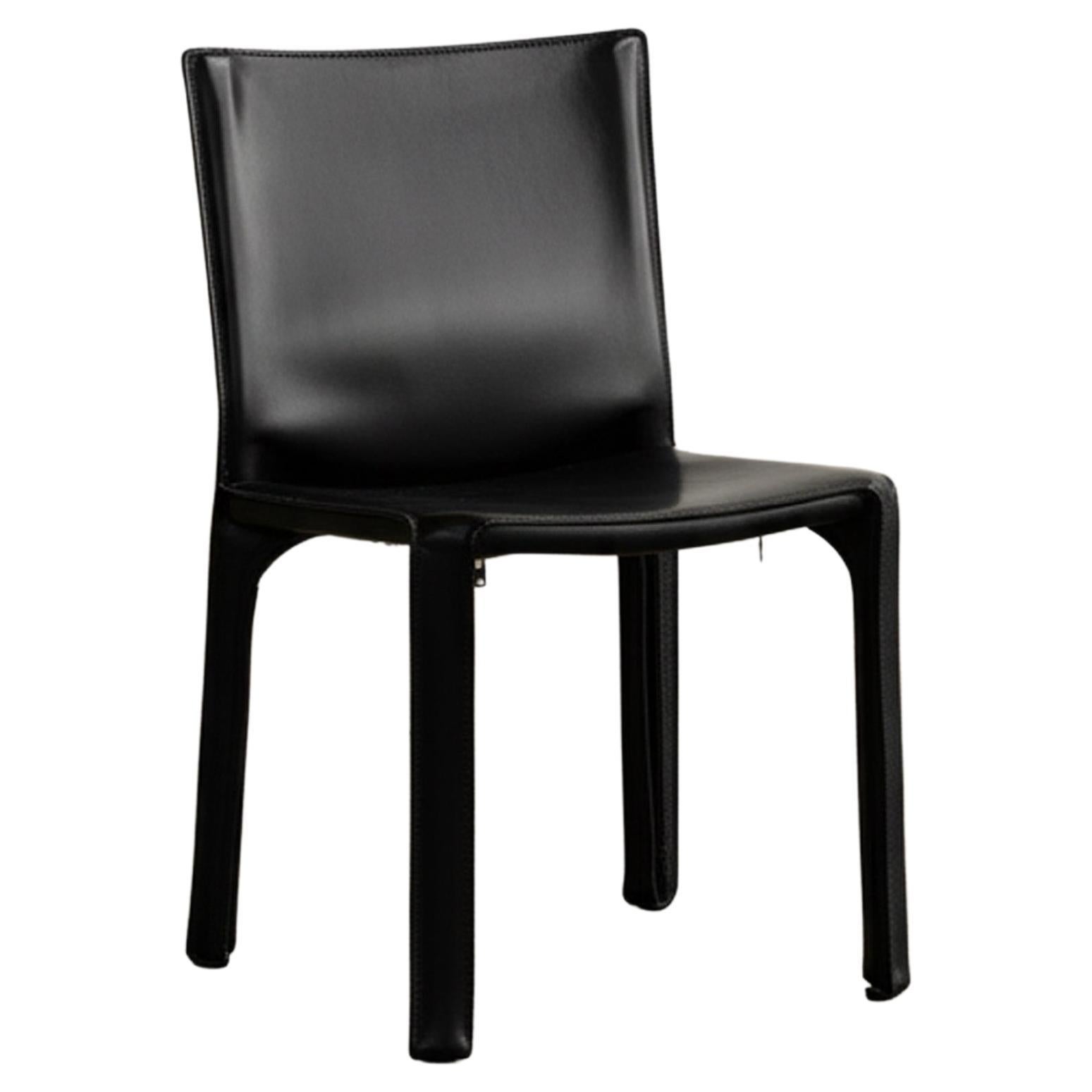 Mario Bellini "CAB 412" Stuhl für Cassina, Haselnussleder, 1978