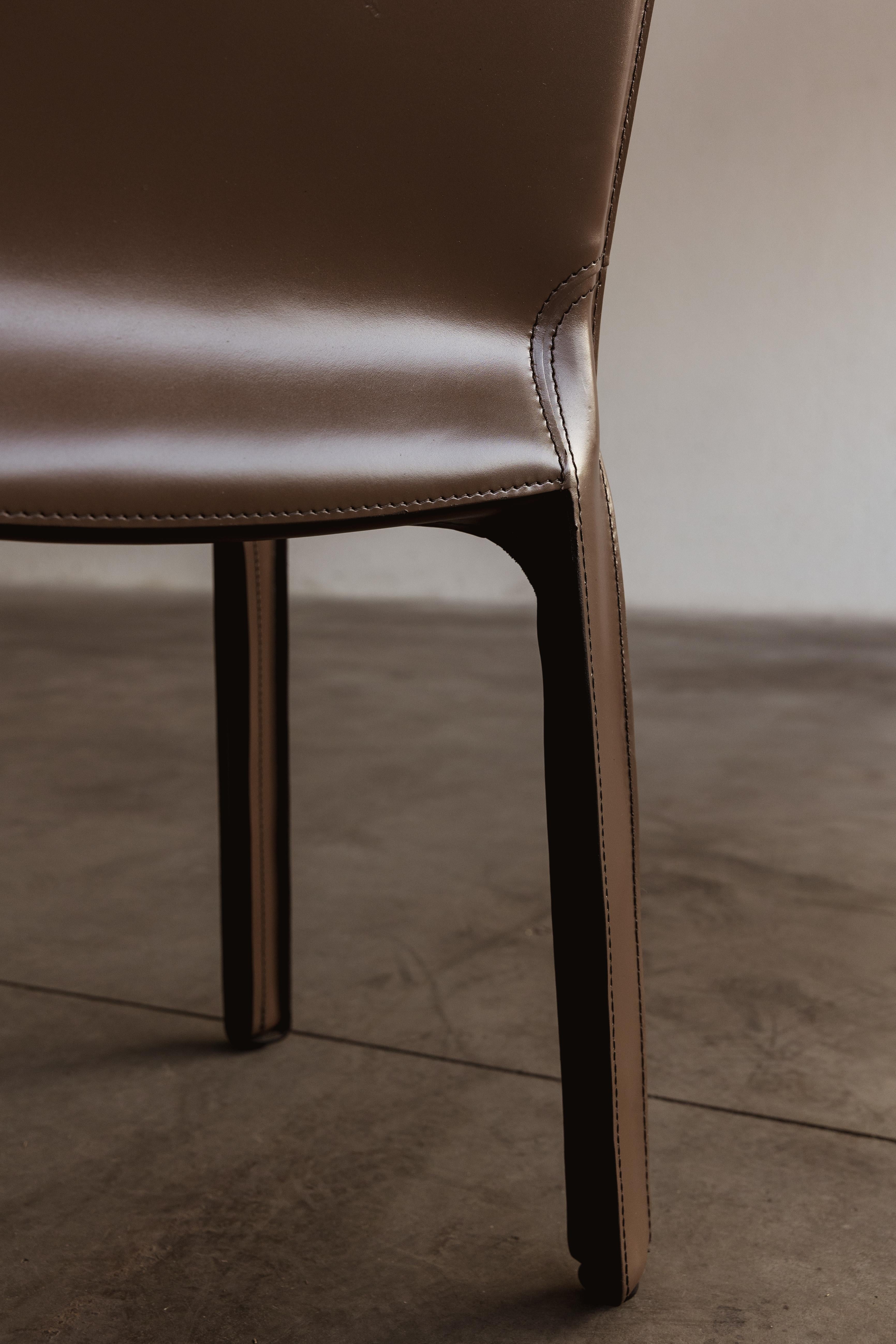 mario bellini cab chair