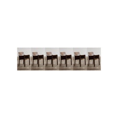 Chaises "CAB 413" de Mario Bellini pour Cassina en Brown foncé, 1977, ensemble de 6 pièces