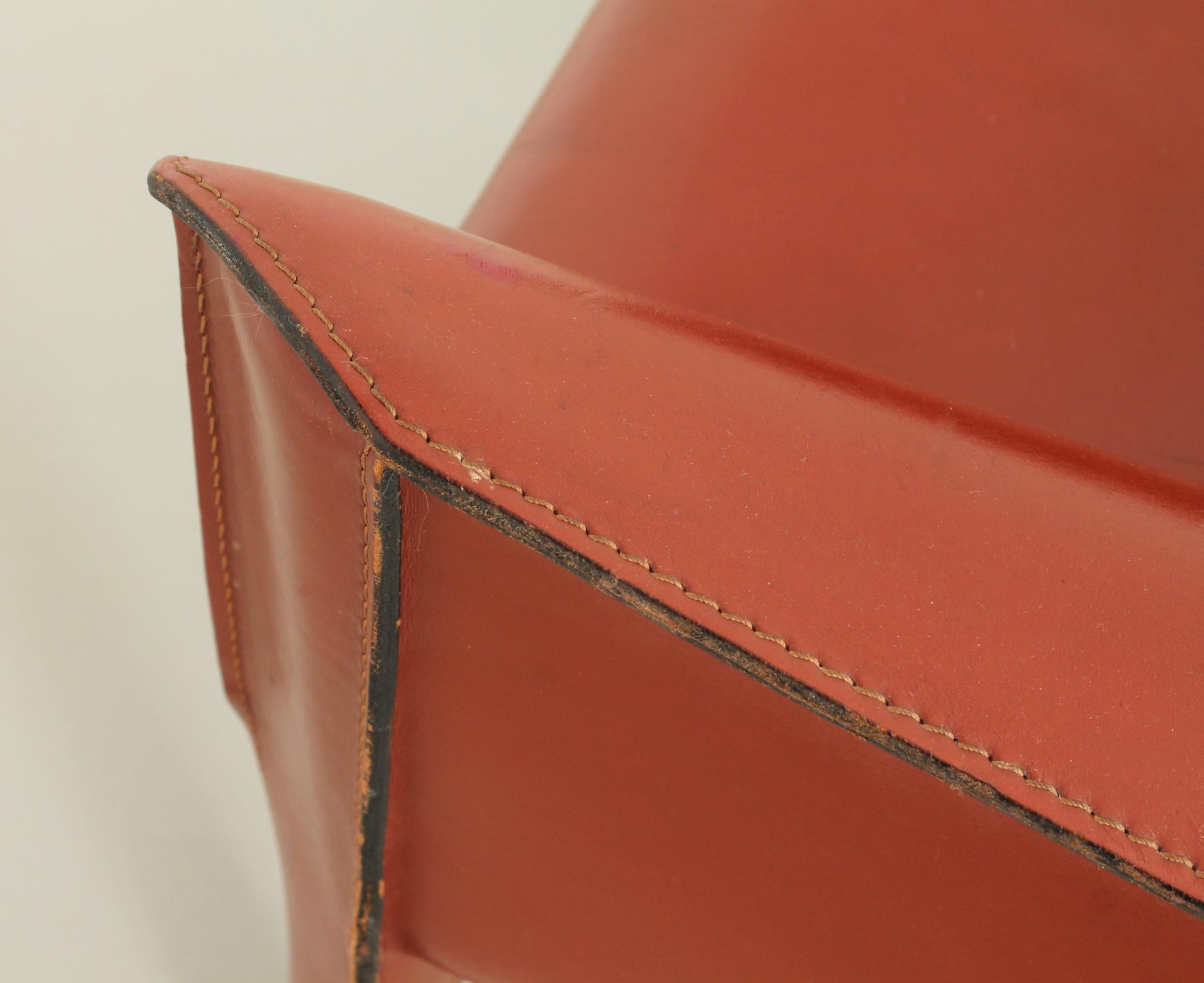 Mario Bellini Cab 414 Armchair for Cassina, Italy, 1982 1